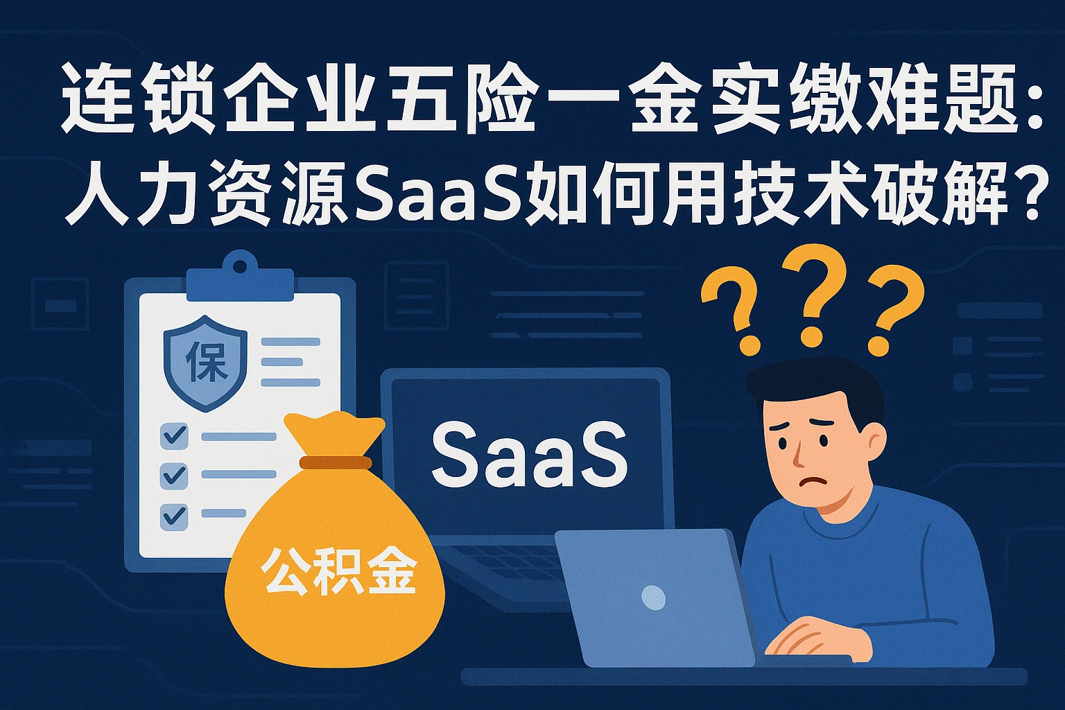 连锁企业五险一金实缴难题:人力资源SaaS如何用技术破解?