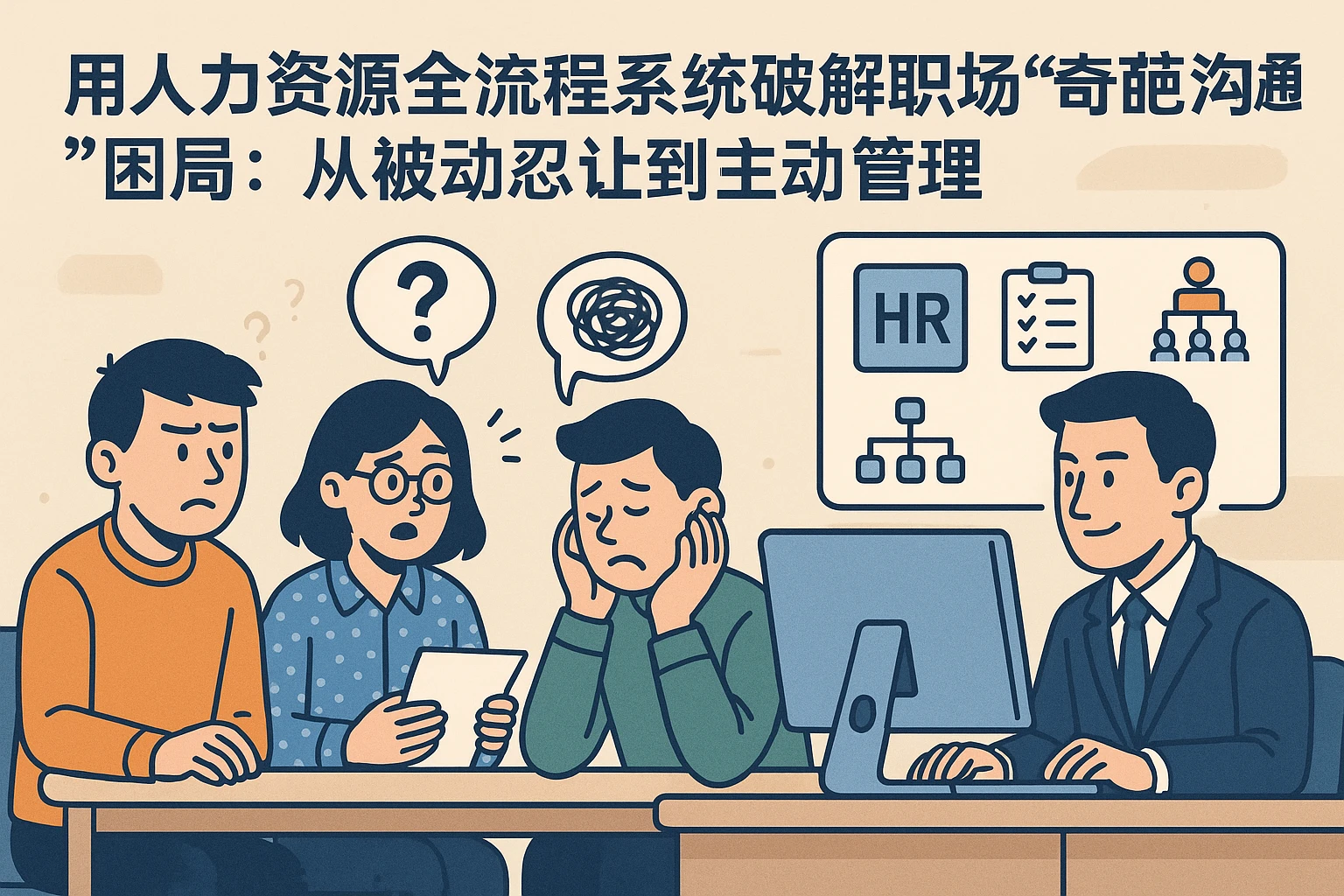 用人力资源全流程系统破解职场“奇葩沟通”困局：从被动忍让到主动管理