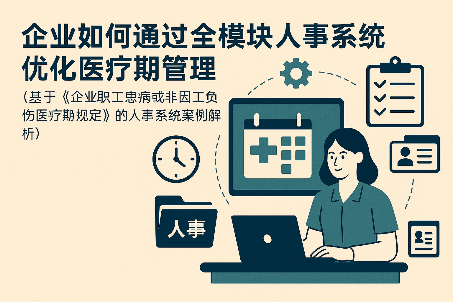 企业如何通过全模块人事系统优化医疗期管理——基于《企业职工患病或非因工负伤医疗期规定》的人事系统案例解析