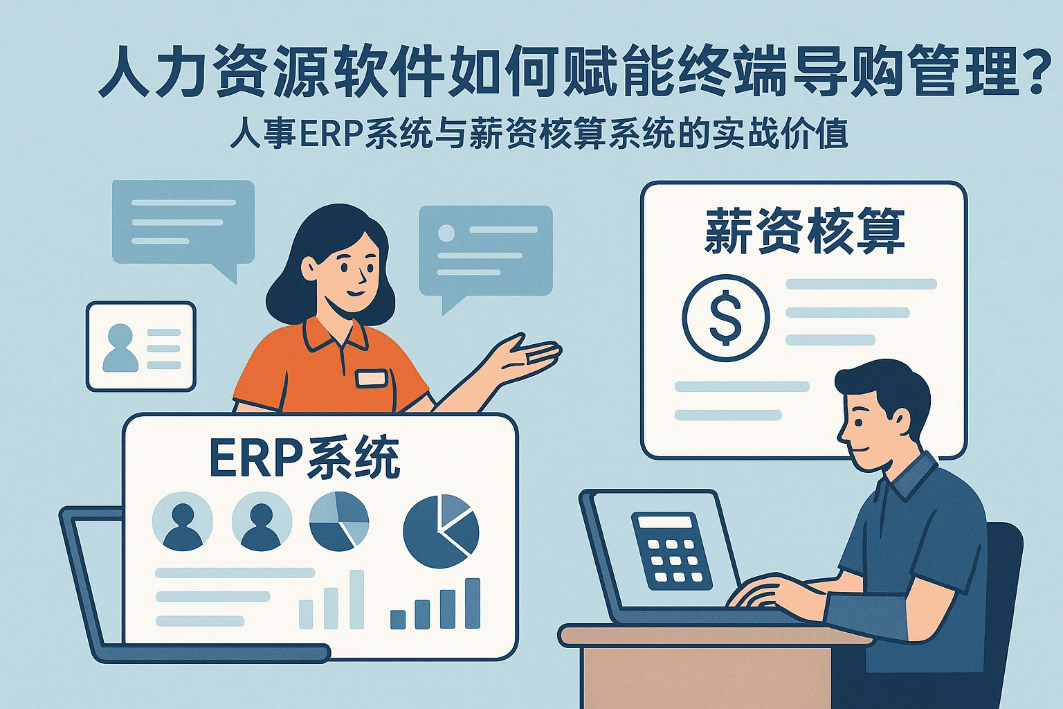 人力资源软件如何赋能终端导购管理？人事ERP系统与薪资核算系统的实战价值