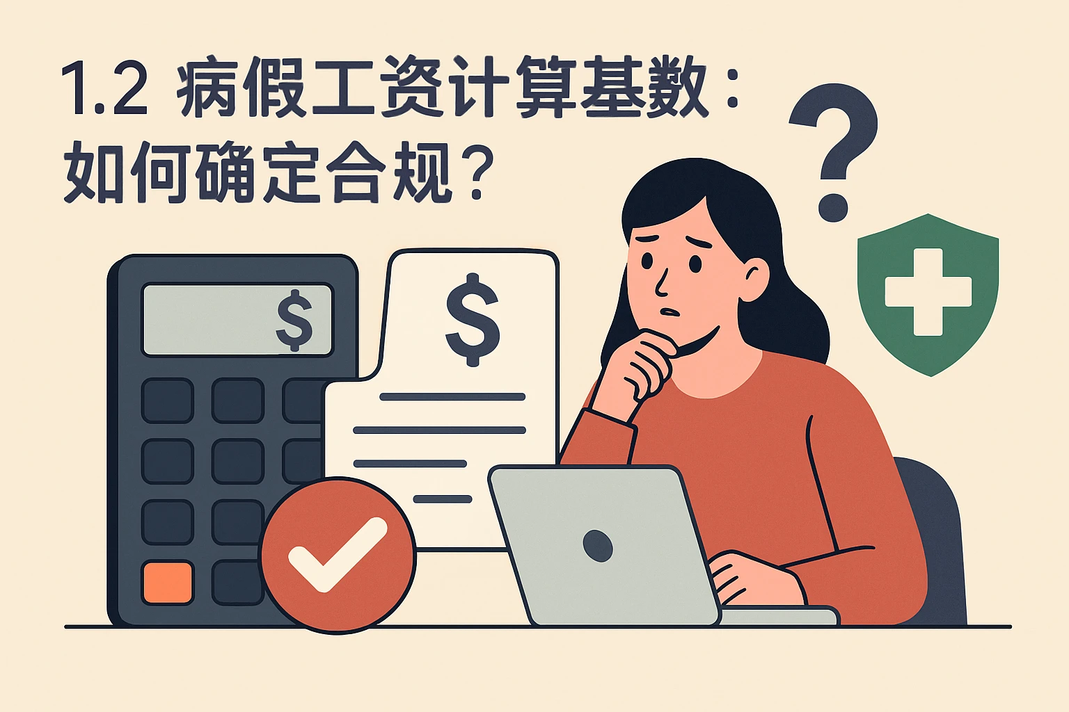 1.2 病假工资计算基数:如何确定合规?