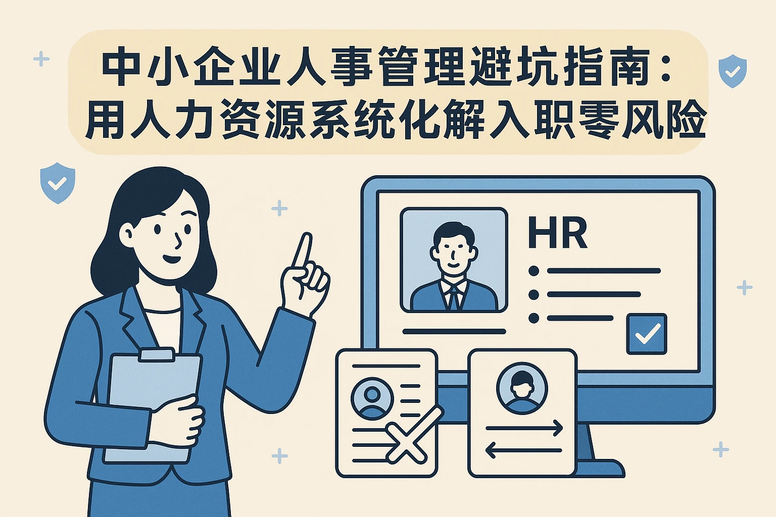 中小企业人事管理避坑指南：用人力资源系统化解入职离职风险