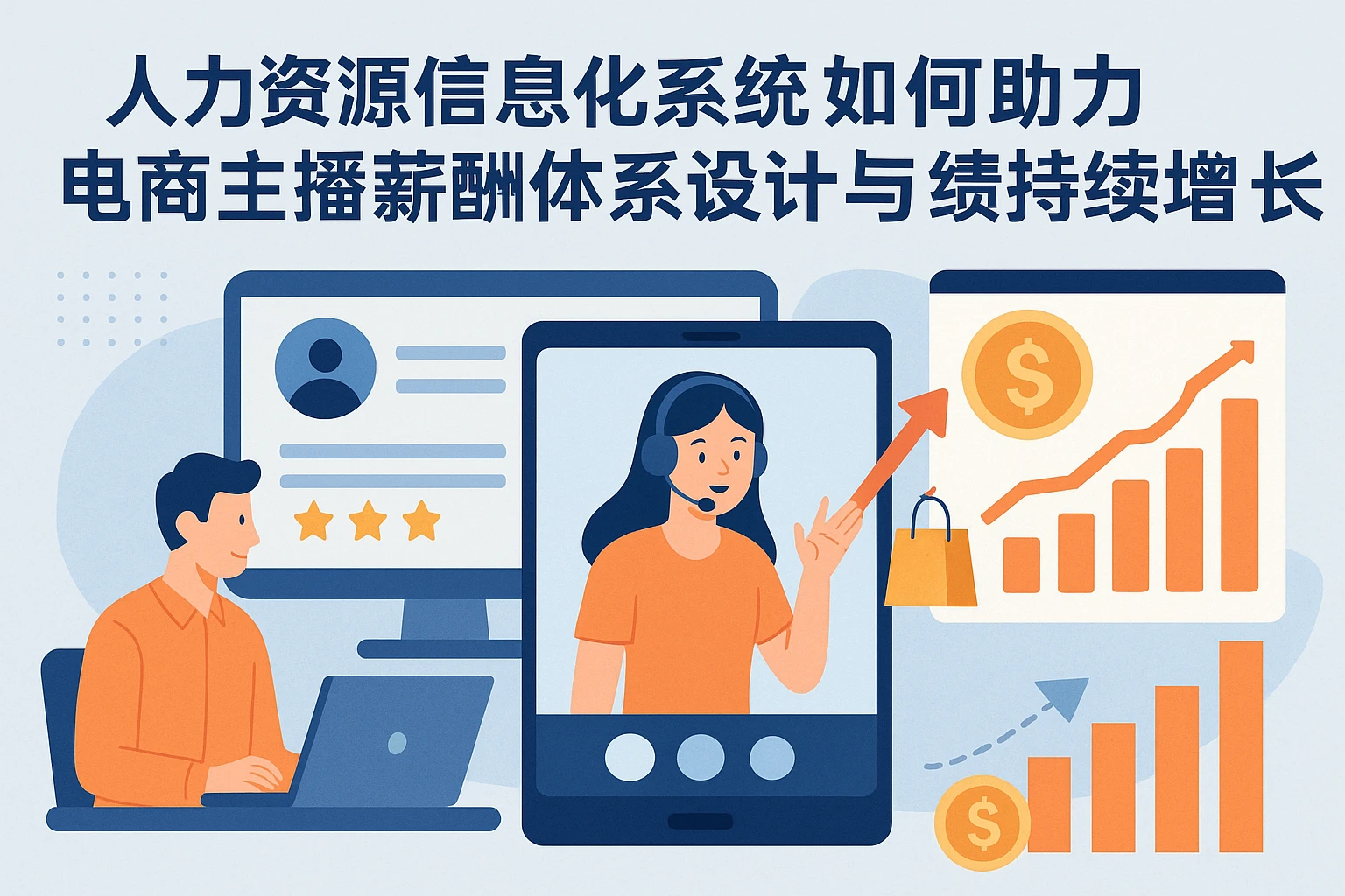人力资源信息化系统如何助力电商主播薪酬体系设计与业绩持续增长