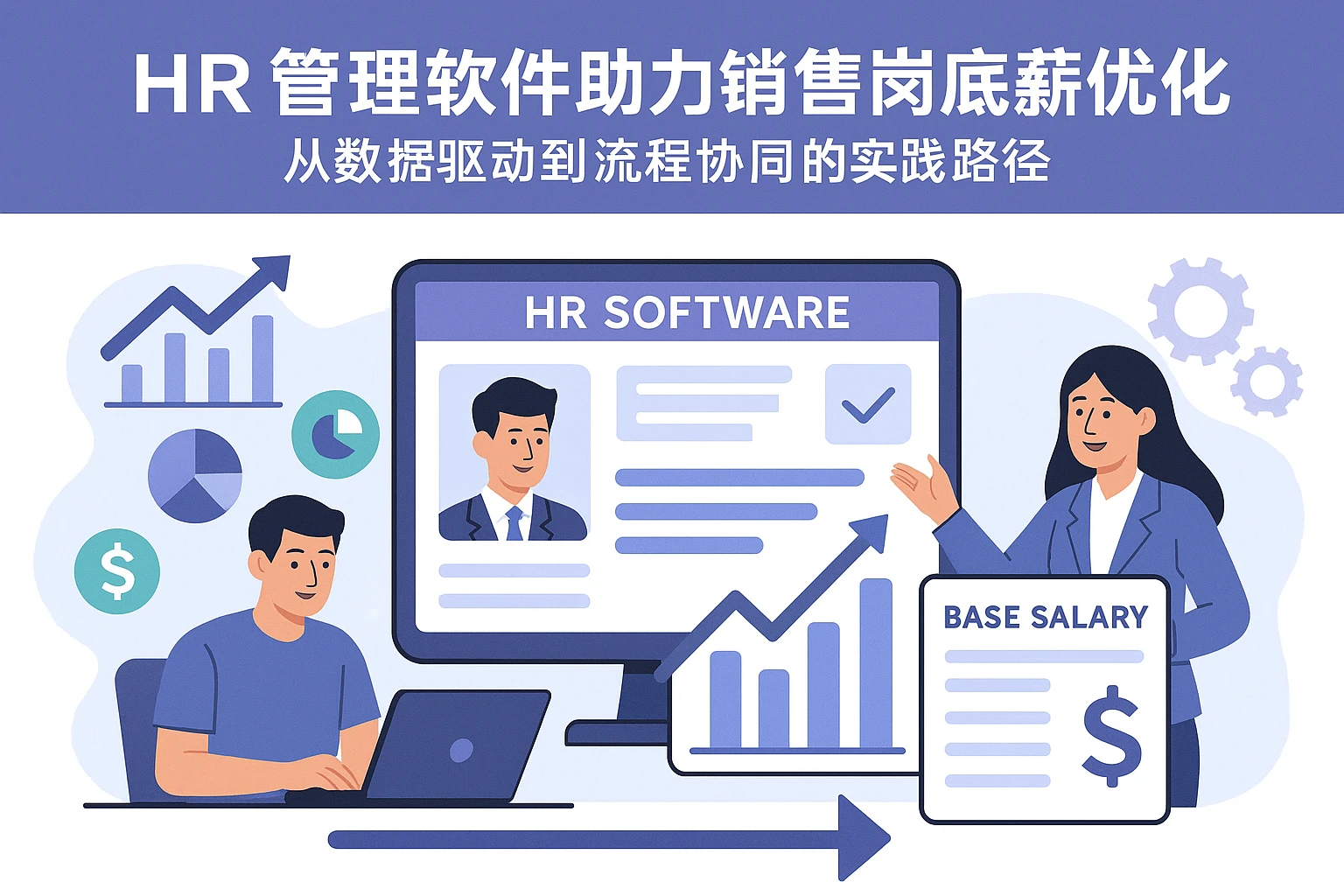 HR管理软件助力销售岗底薪优化:从数据驱动到流程协同的实践路径