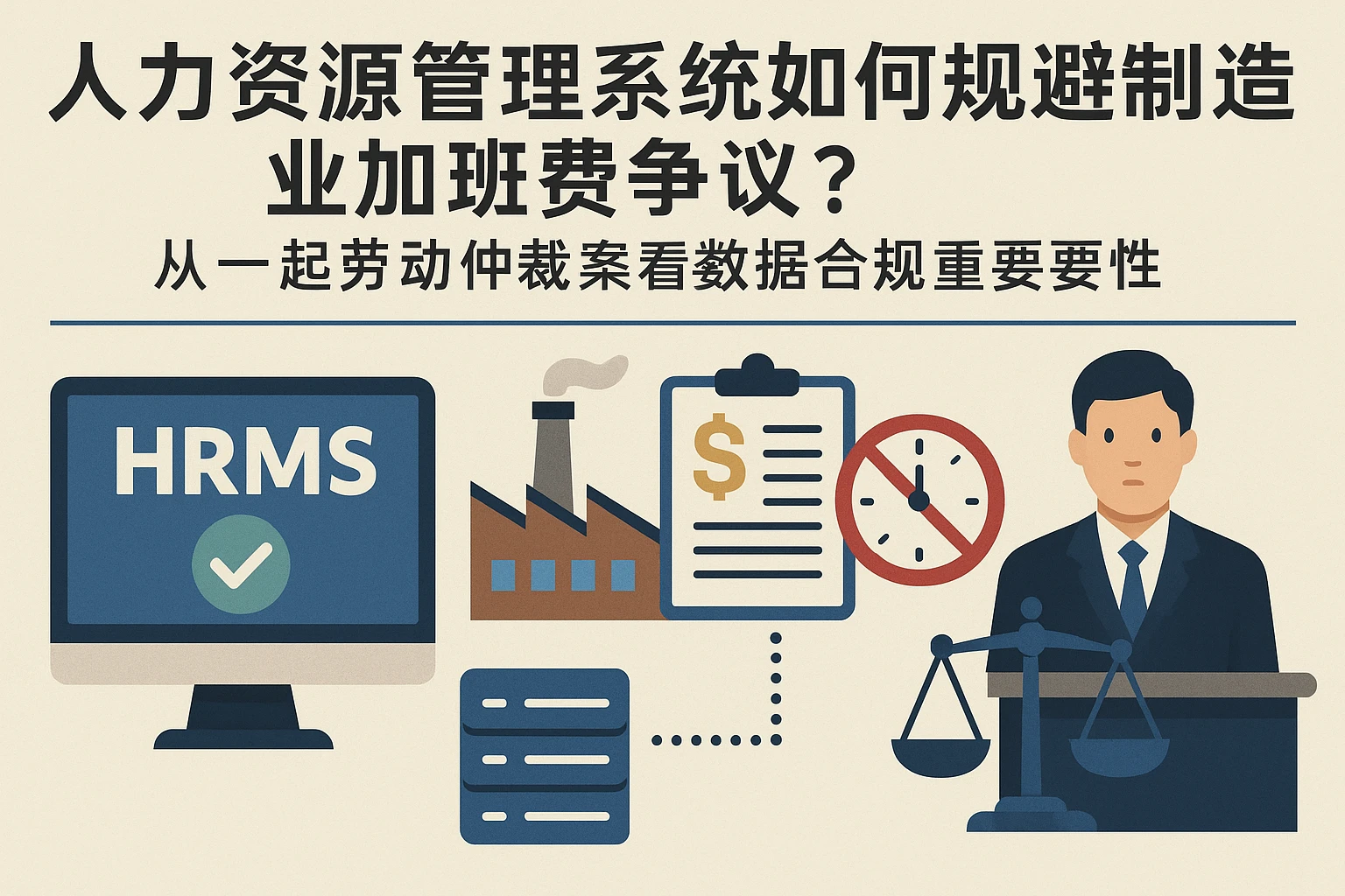 人力资源管理系统如何规避制造业加班费争议？从一起劳动仲裁案看数据合规的重要性