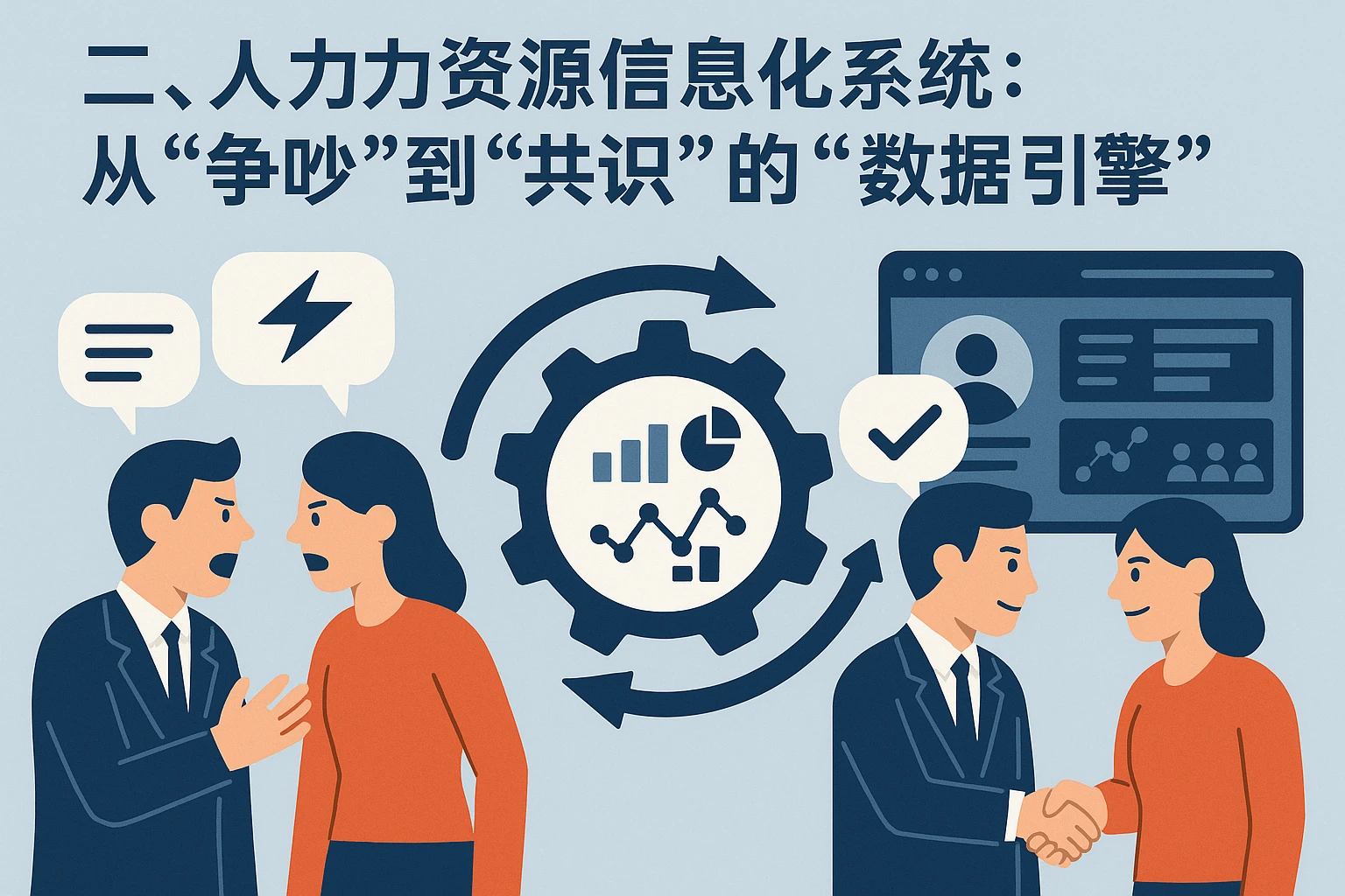 二、人力资源信息化系统：从“争吵”到“共识”的“数据引擎”