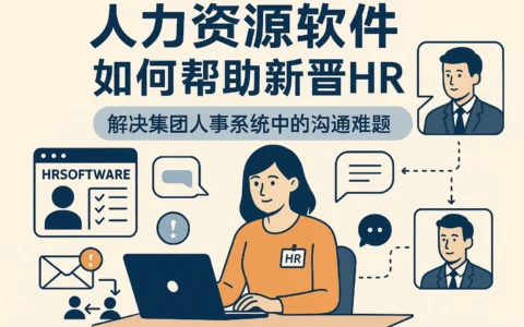 人力资源软件如何帮助新晋HR解决集团人事系统中的沟通难题
