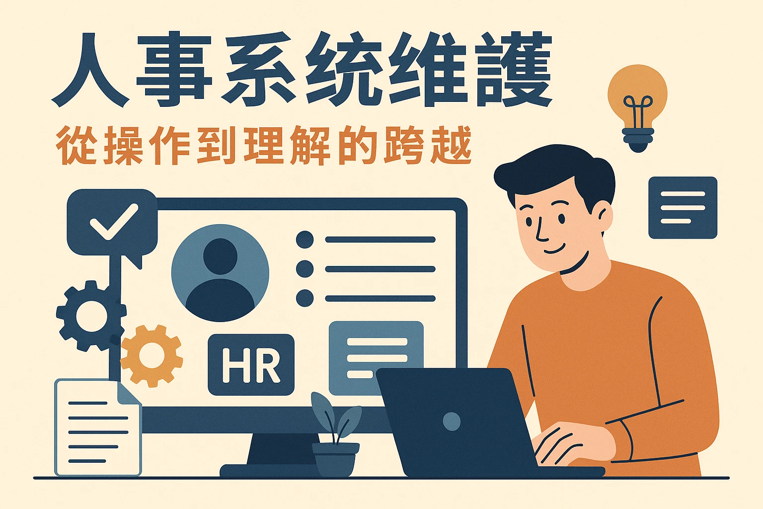 人事系统维护：从操作到理解的跨越