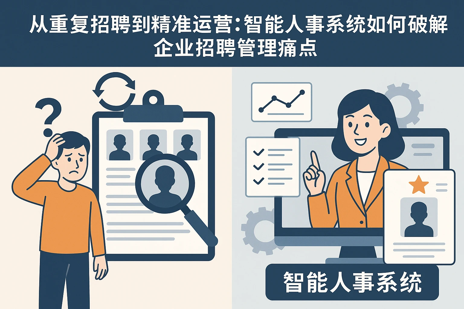 从重复招聘到精准运营：智能人事系统如何破解企业招聘管理痛点