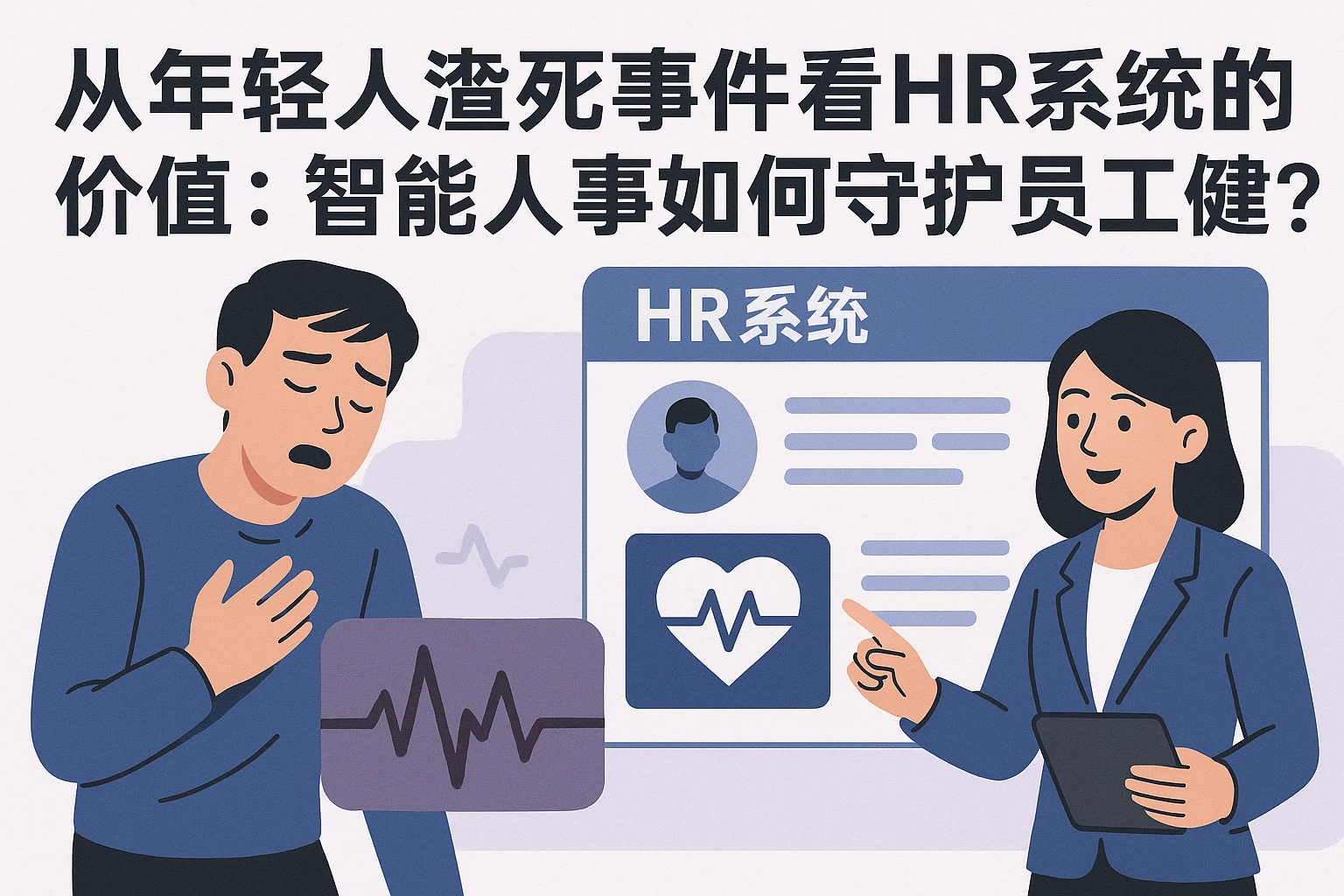 从年轻人猝死事件看HR系统的价值：智能人事如何守护员工健康？