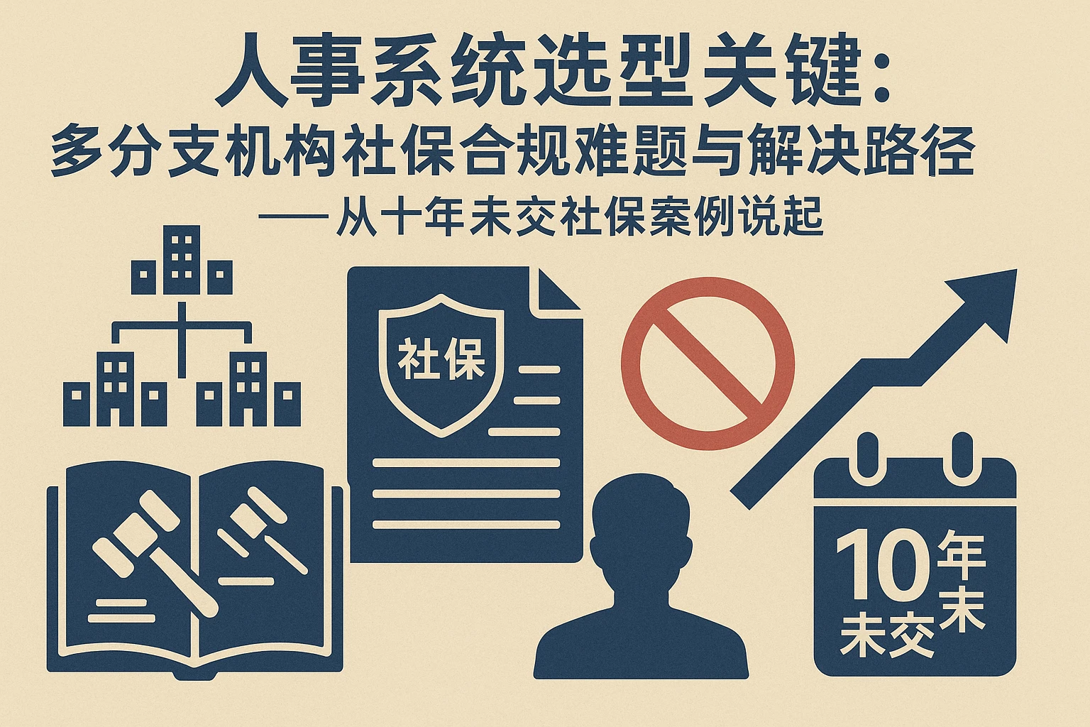 人事系统选型关键:多分支机构社保合规难题与解决路径——从十年未交社保案例说起