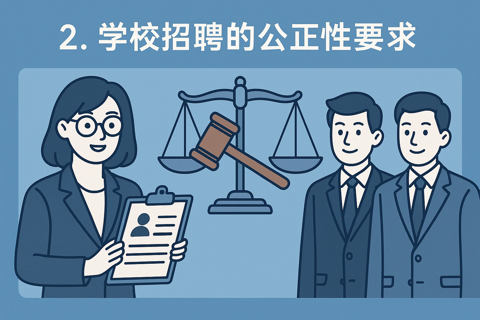 2. 学校招聘的公正性要求