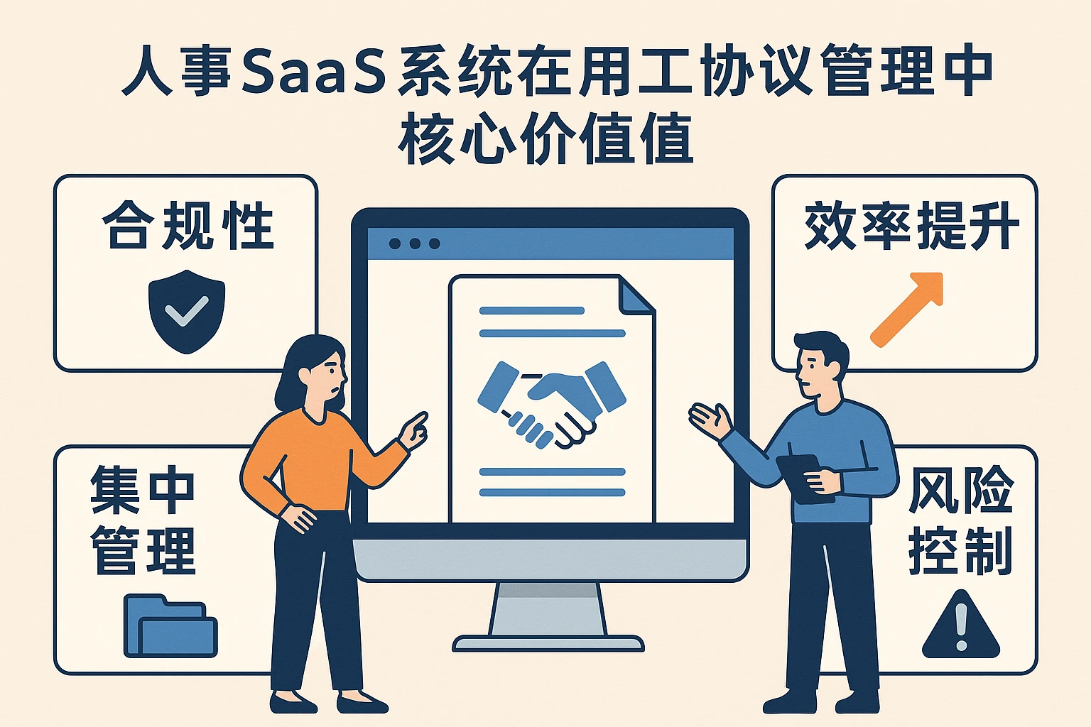 人事SaaS系统在用工协议管理中的核心价值