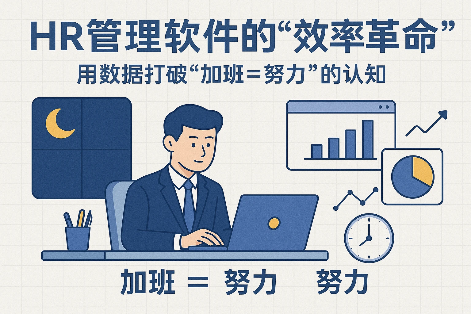 二、HR管理软件的“效率革命”：用数据打破“加班=努力”的认知