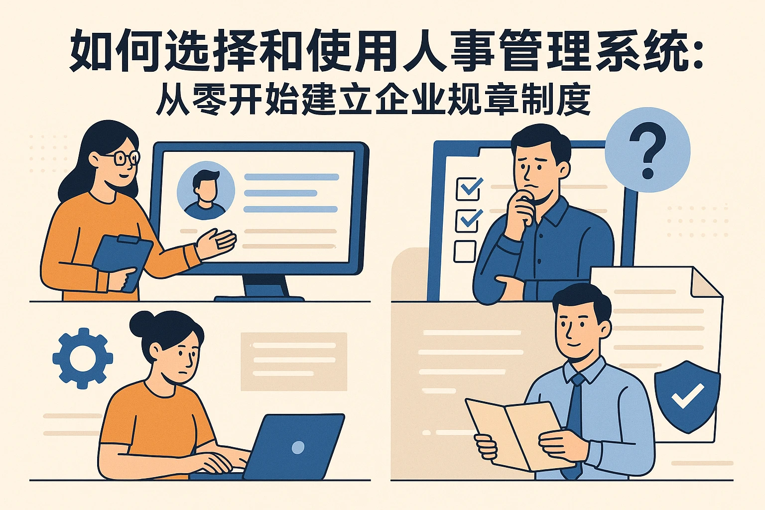 如何选择和使用人事管理系统：从零开始建立企业规章制度