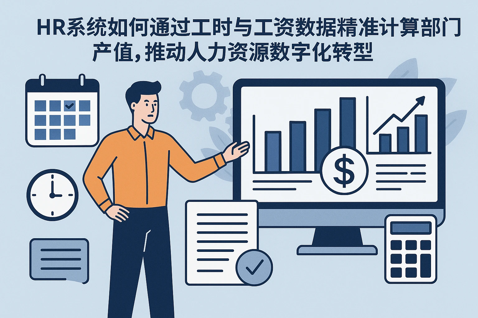 HR系统如何通过工时与工资数据精准计算部门产值，推动人力资源数字化转型
