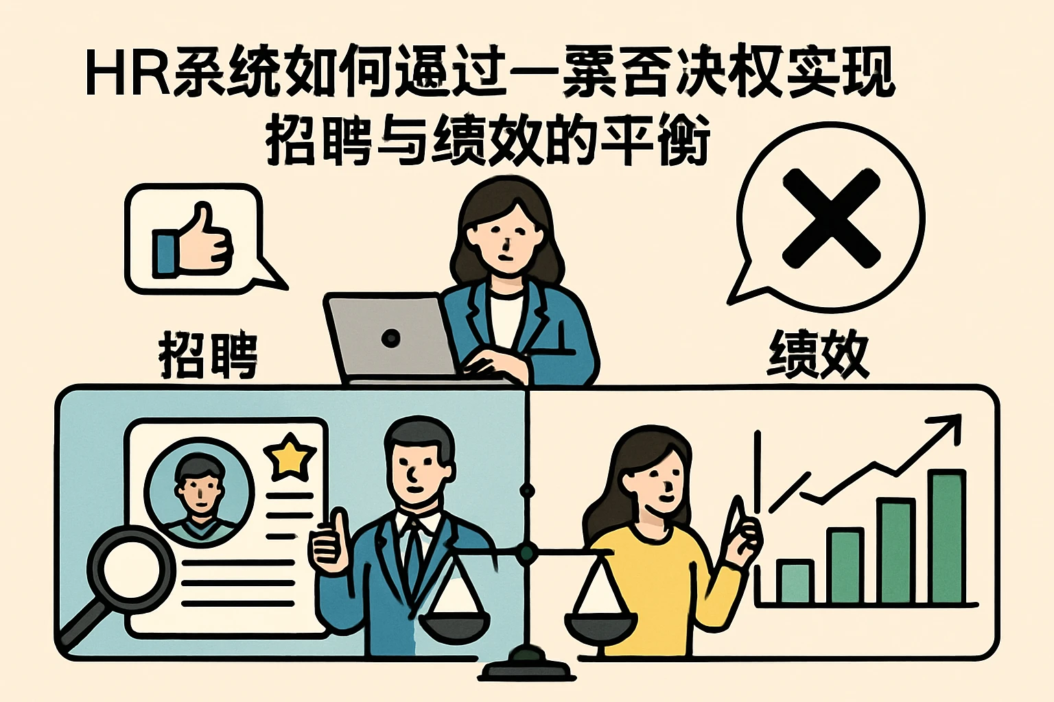 HR系统如何通过一票否决权实现招聘与绩效的平衡