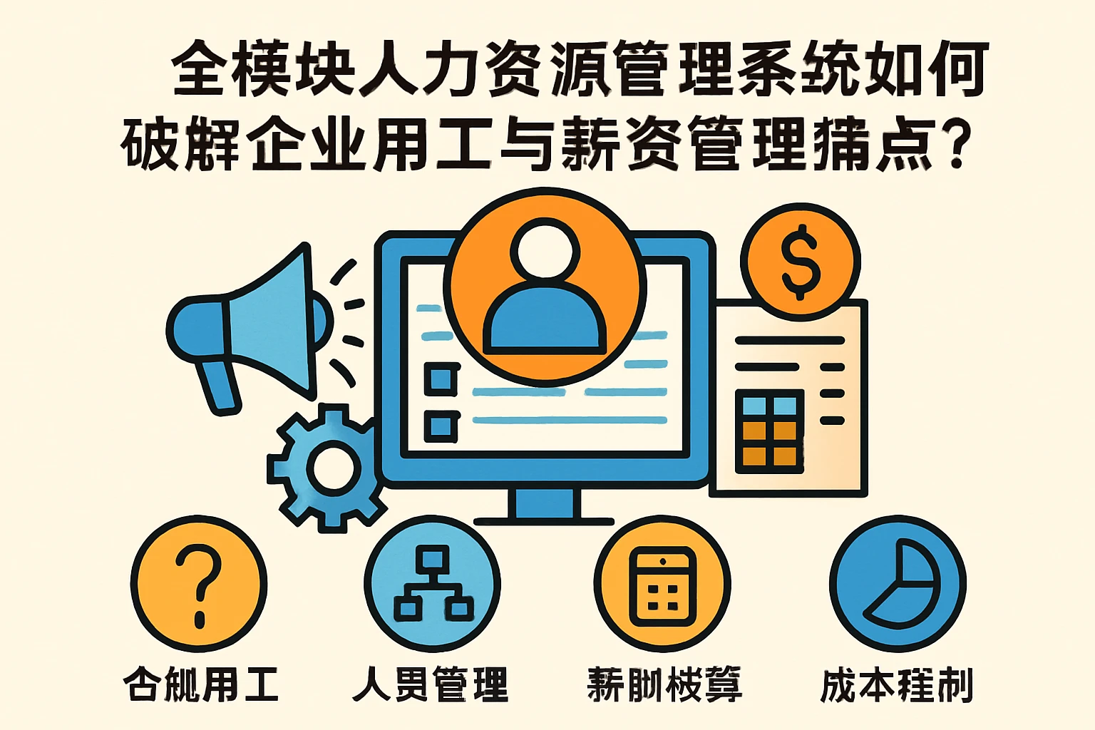 全模块人力资源管理系统如何破解企业用工与薪资管理痛点？
