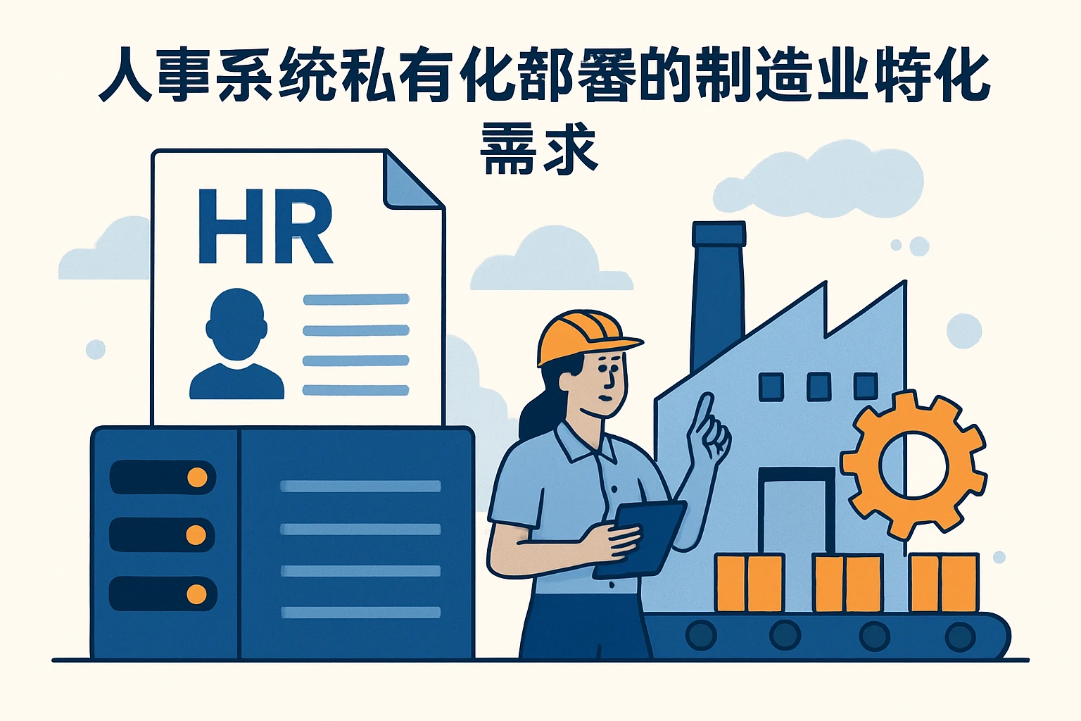 人事系统私有化部署的制造业特色需求
