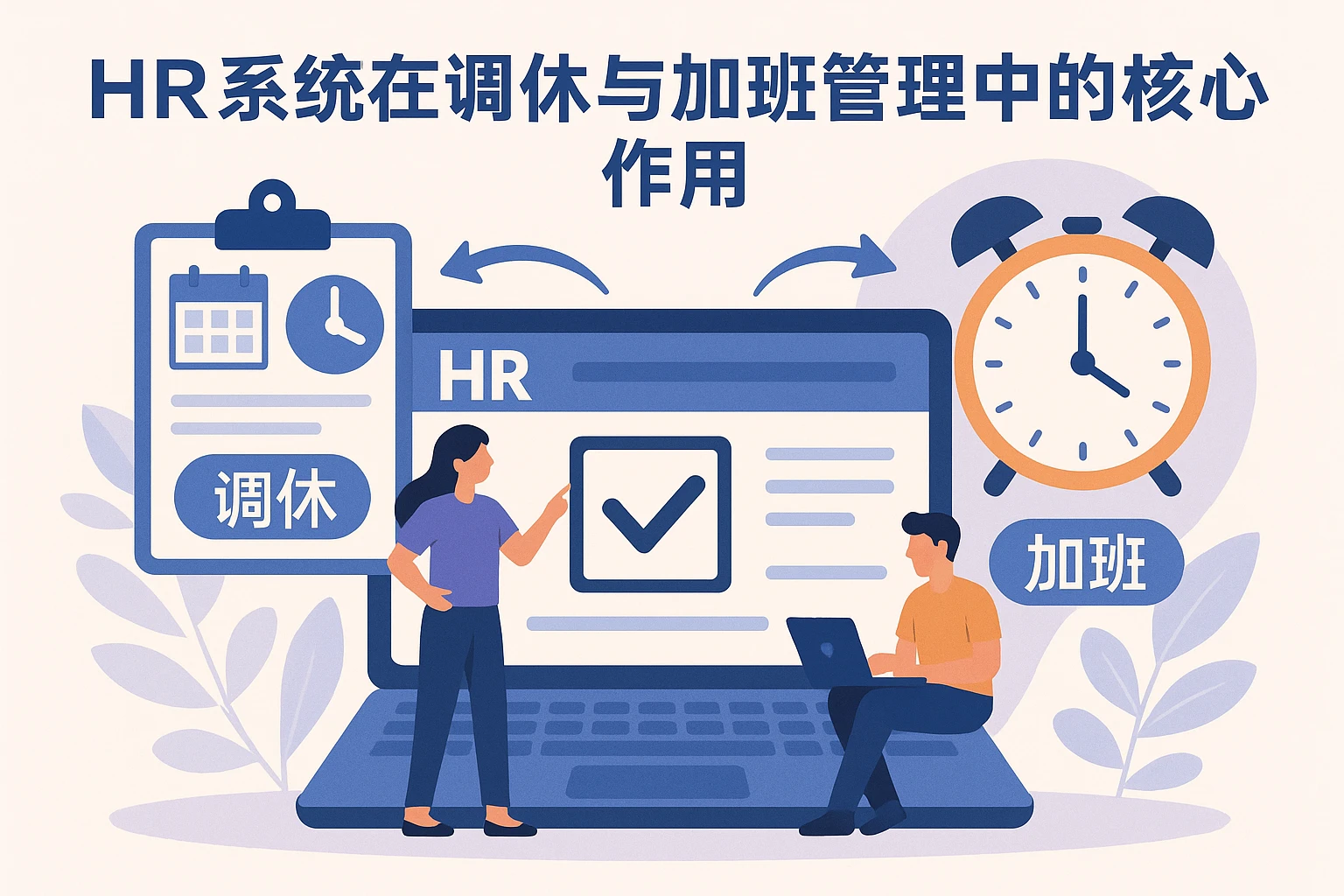HR系统在调休与加班管理中的核心作用