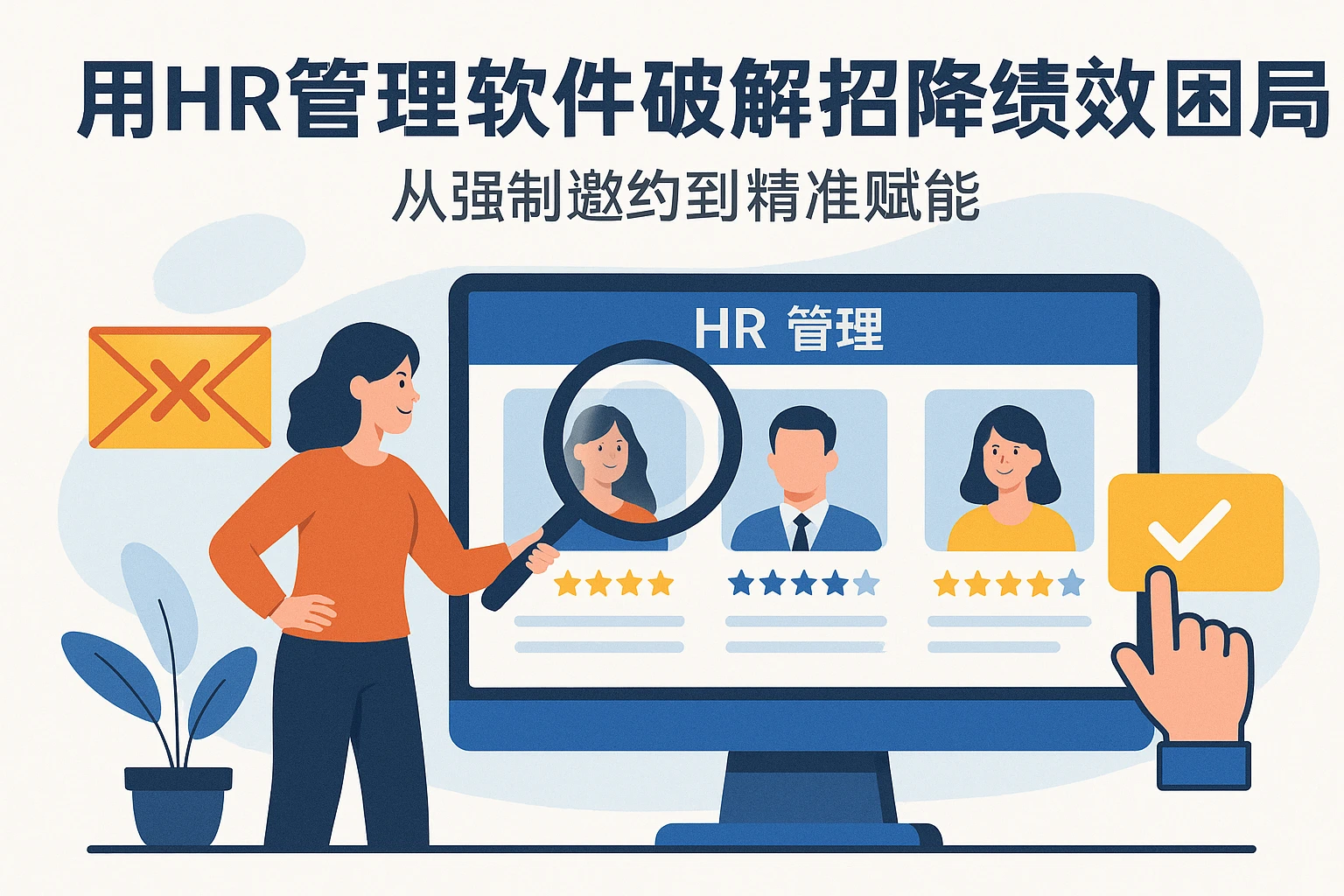 用HR管理软件破解招聘绩效困局:从强制邀约到精准赋能