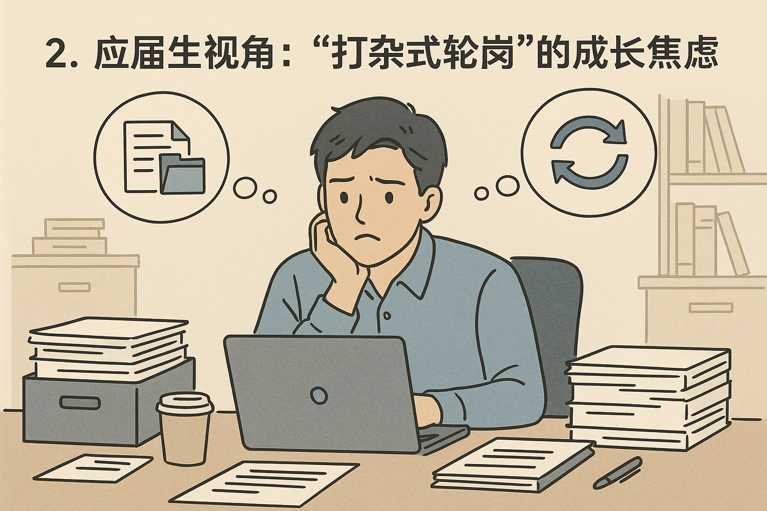 2. 应届生视角：“打杂式轮岗”的成长焦虑