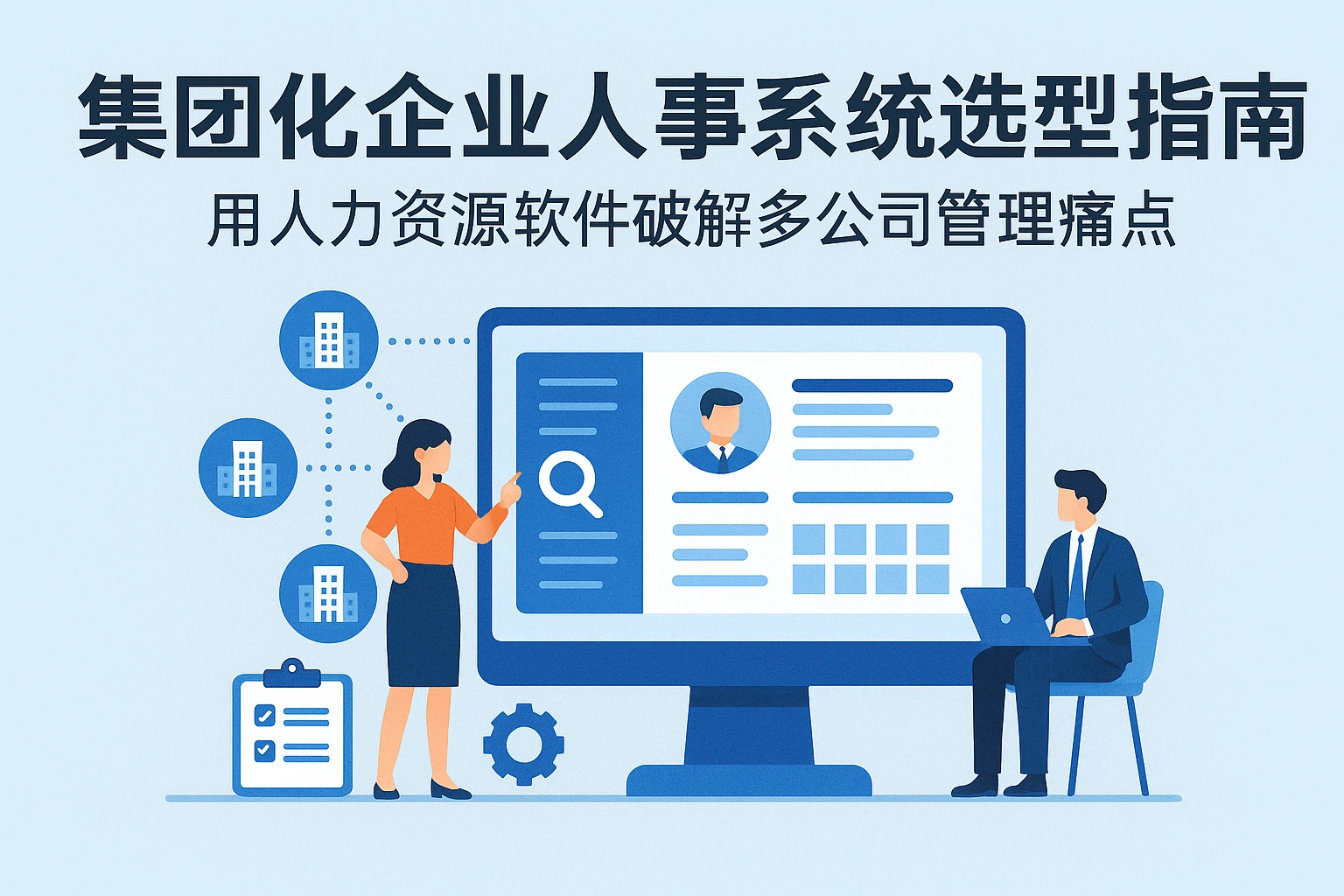 集团化企业人事系统选型指南:用人力资源软件破解多公司管理痛点