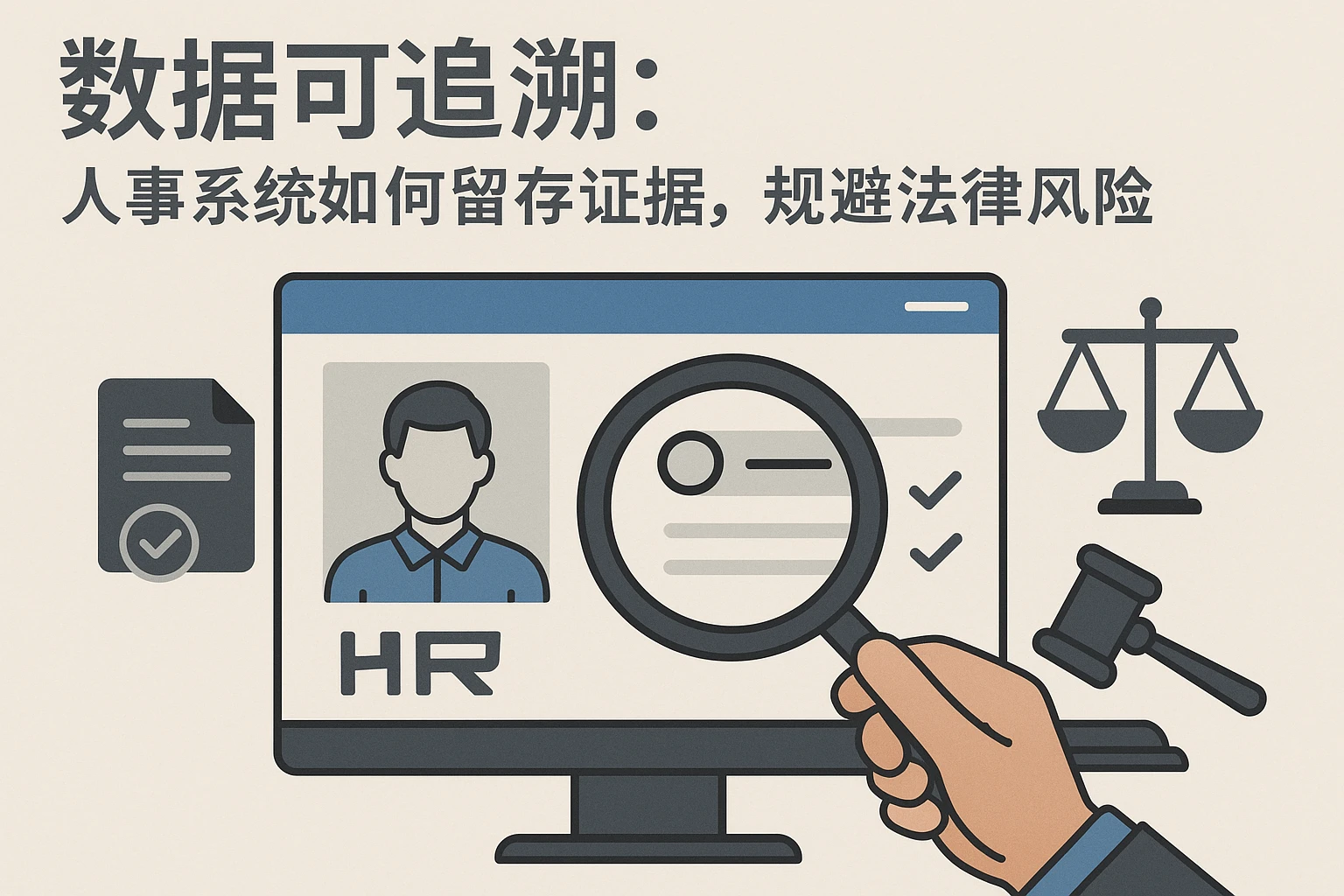 2. 数据可追溯:人事系统如何留存证据,规避法律风险