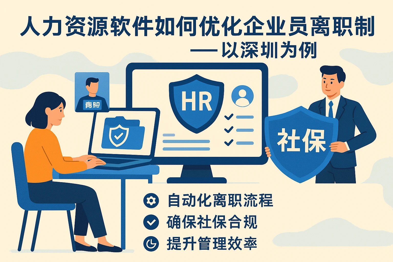 人力资源软件如何优化企业员工离职社保管理——以深圳为例