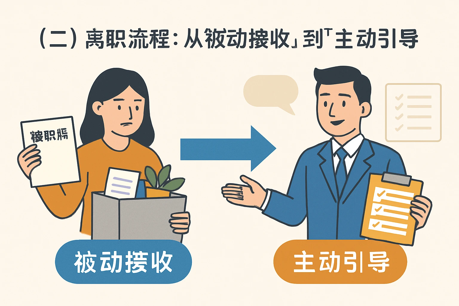 （二）离职流程：从“被动接收”到“主动引导”