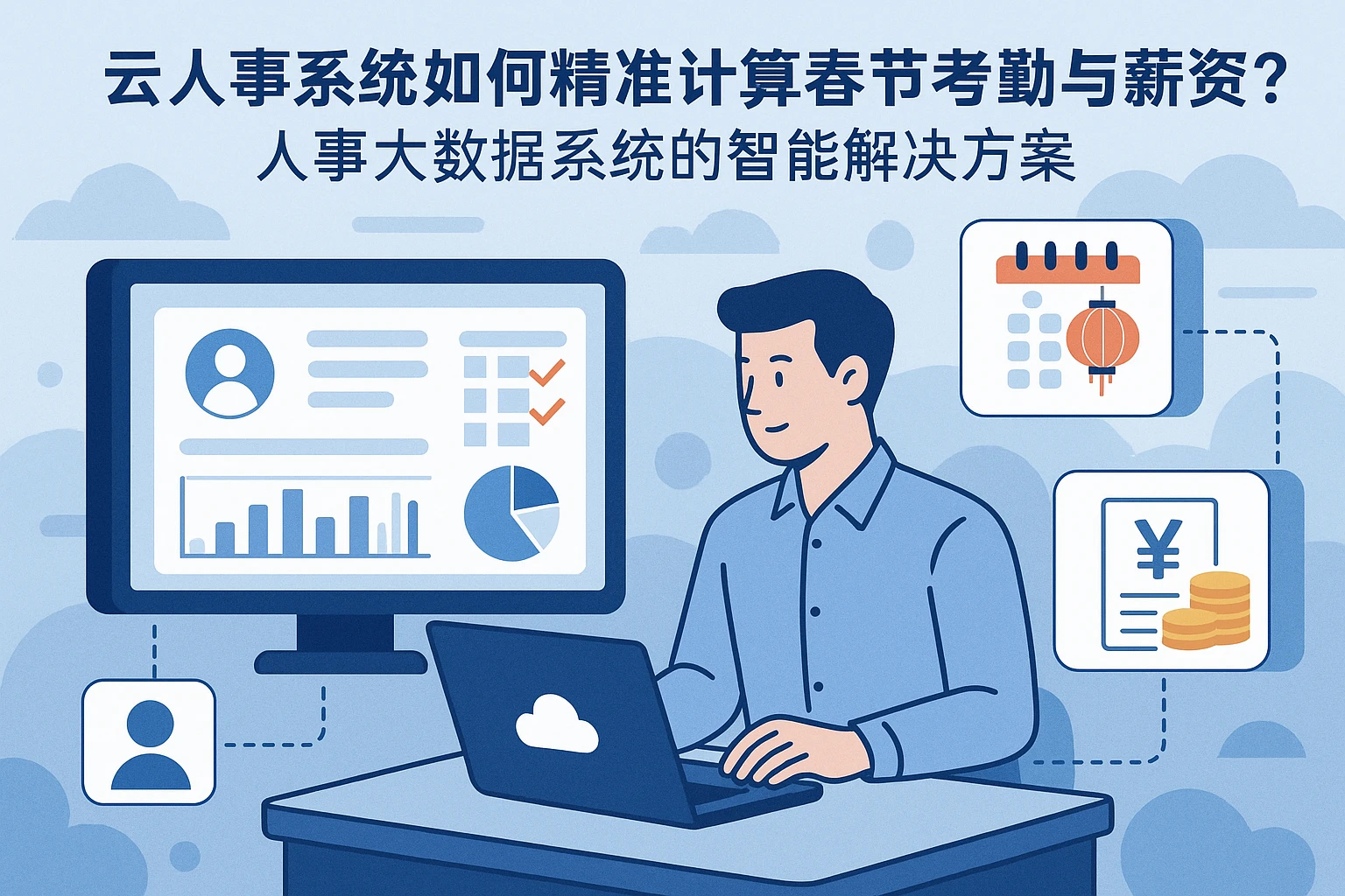 云人事系统如何精准计算春节考勤与薪资?人事大数据系统的智能解决方案
