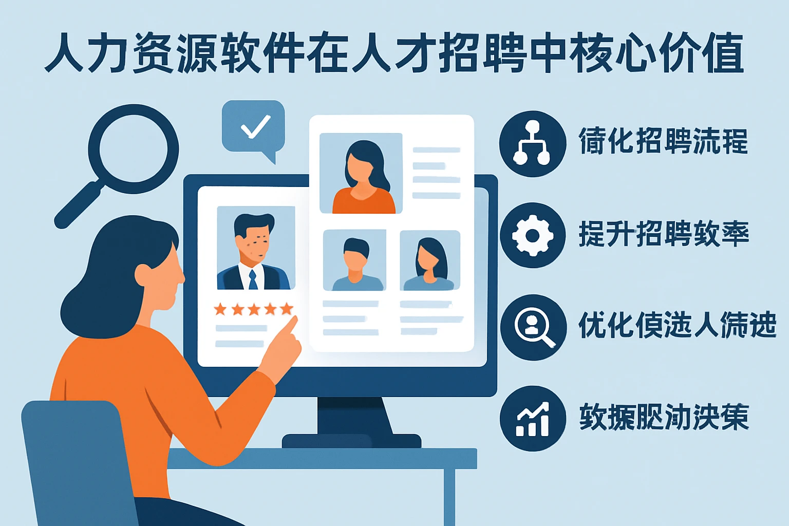 人力资源软件在人才招聘中的核心价值