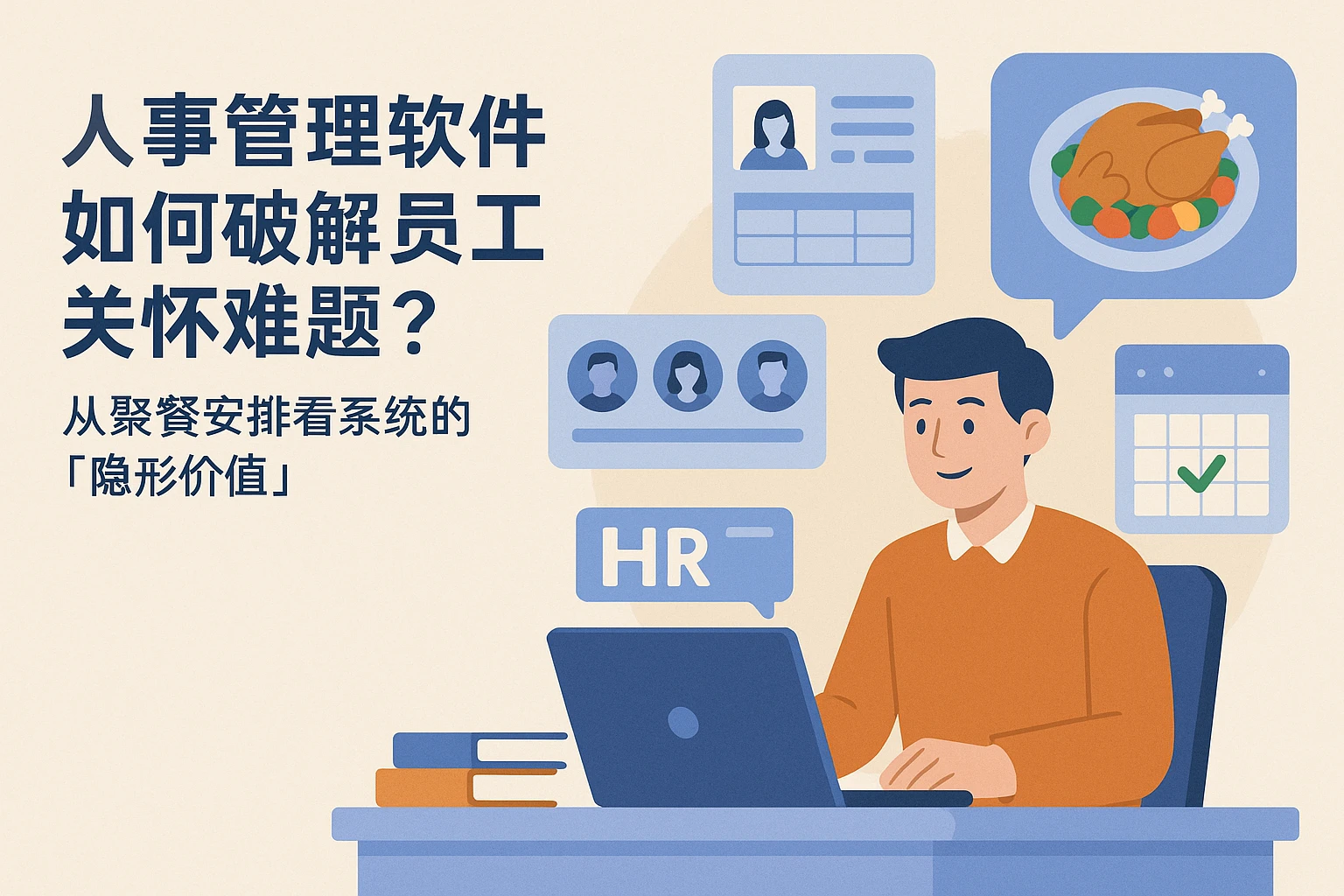 人事管理软件如何破解员工关怀难题？从聚餐安排看系统的「隐形价值」