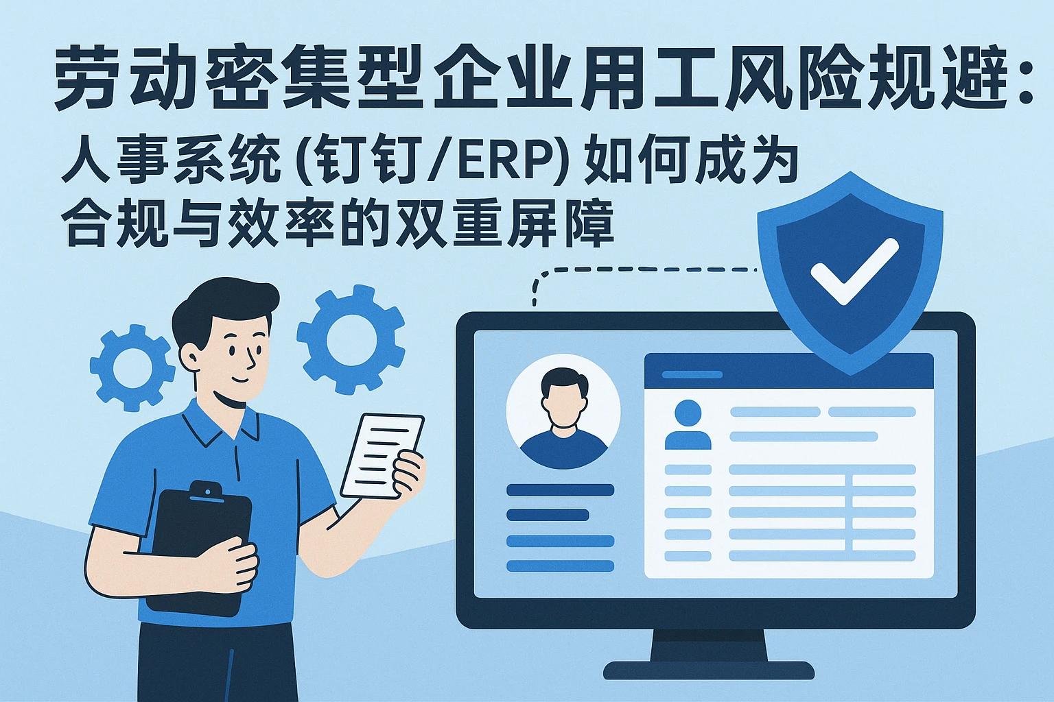 劳动密集型企业用工风险规避:人事系统(钉钉/ERP)如何成为合规与效率的双重屏障