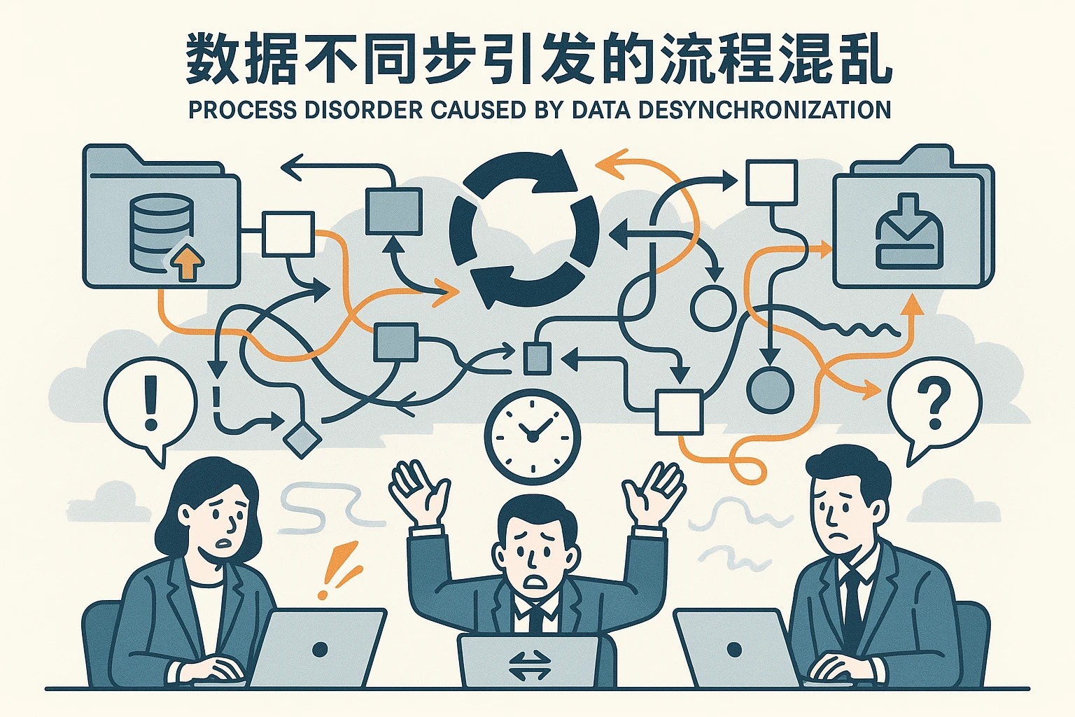 1.2 数据不同步引发的流程混乱