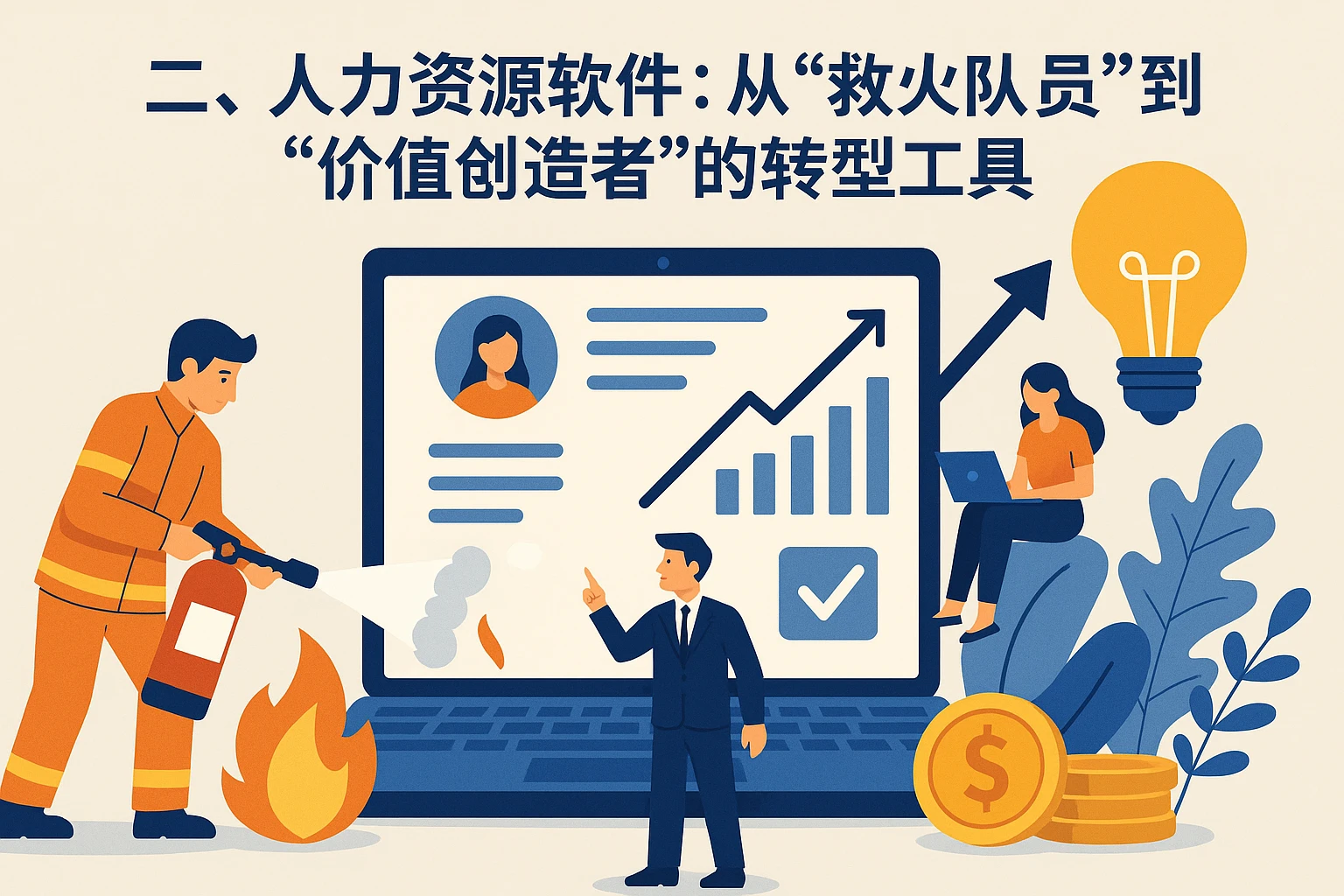 二、人力资源软件:从“救火队员”到“价值创造者”的转型工具