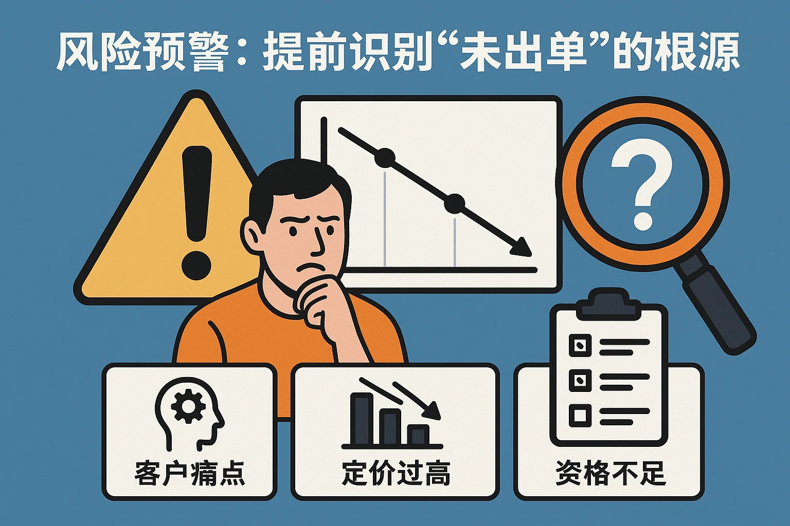 2. 风险预警：提前识别“未出单”的根源
