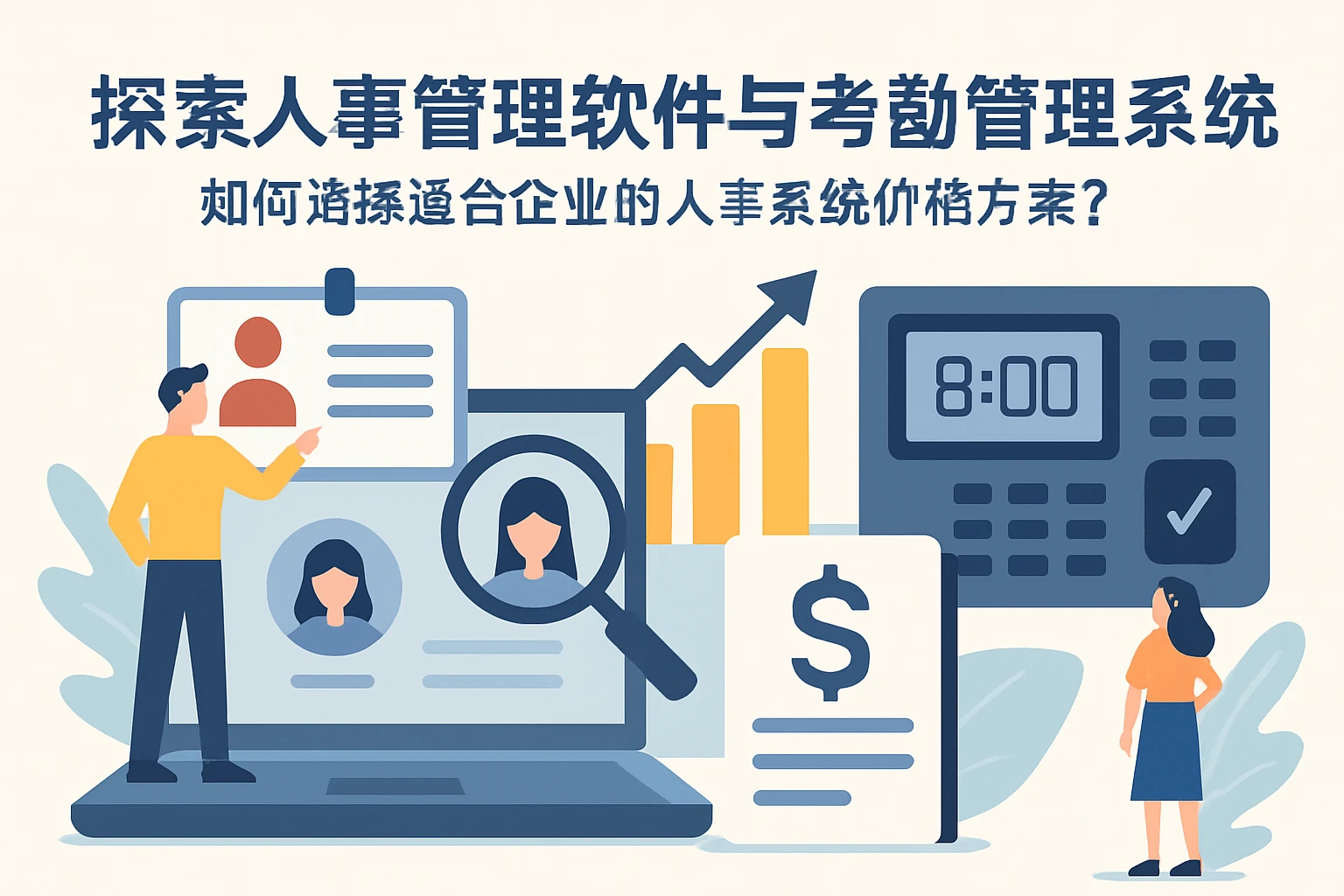 探索人事管理软件与考勤管理系统：如何选择适合企业的人事系统价格方案