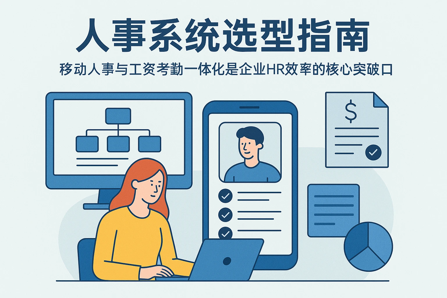 人事系统选型指南：移动人事与工资考勤一体化是企业HR效率的核心突破口