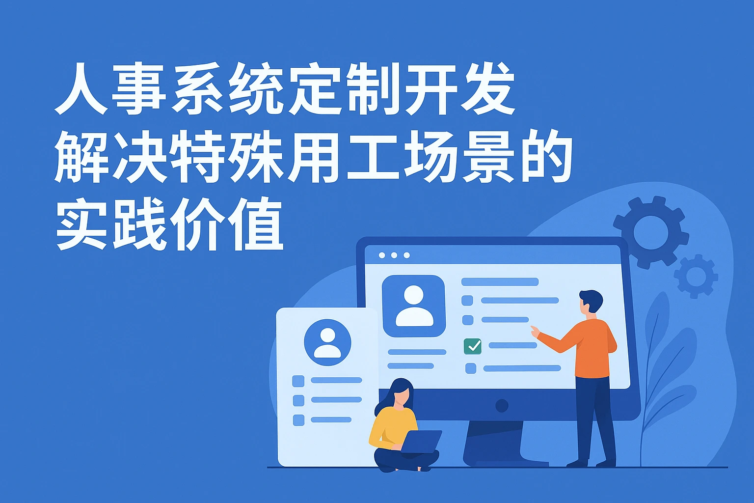 人事系统定制开发解决特殊用工场景的实践价值