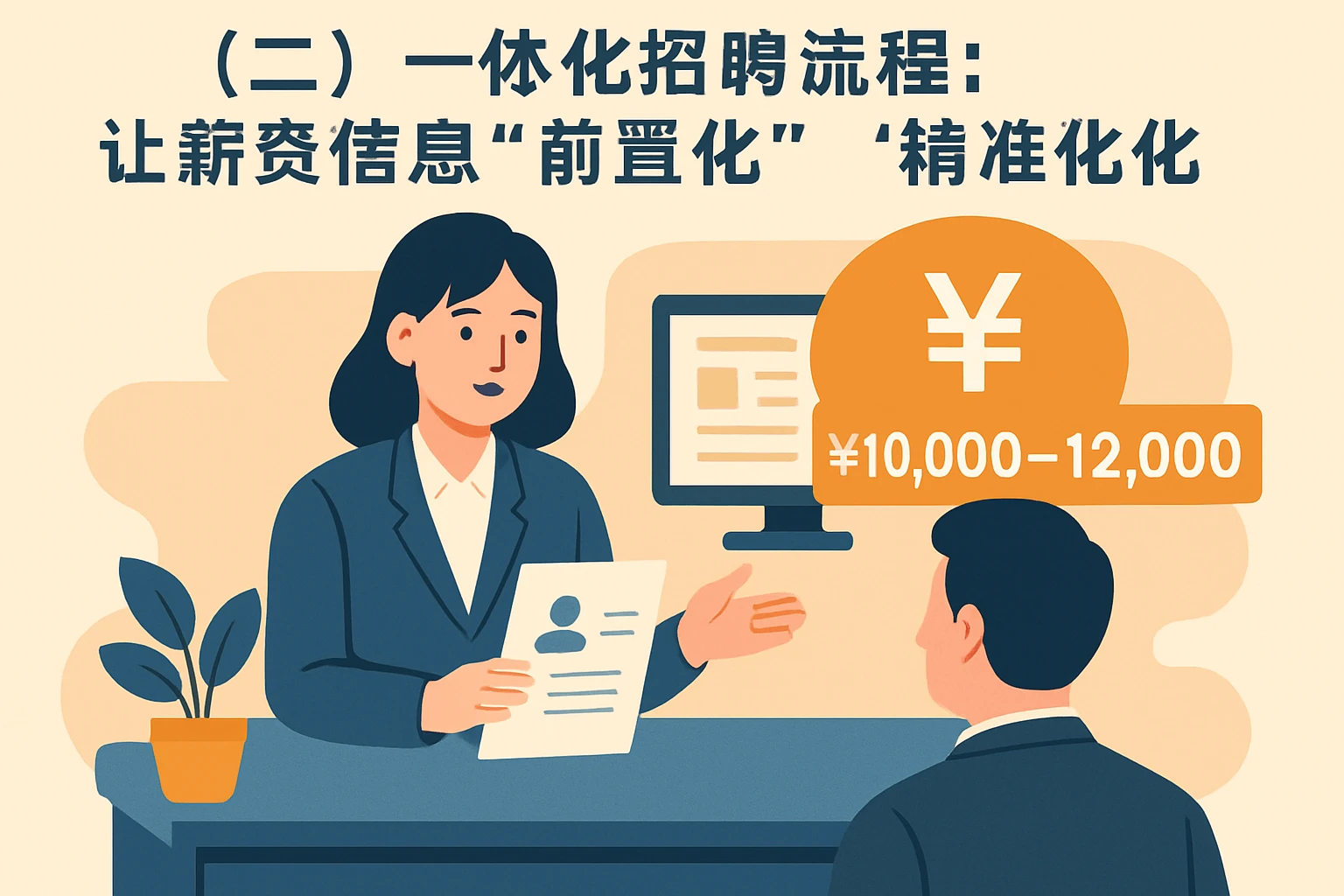 （二）一体化招聘流程：让薪资信息“前置化”“精准化”