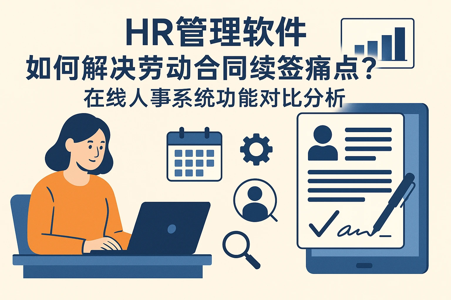 HR管理软件如何解决劳动合同续签痛点？在线人事系统功能对比分析