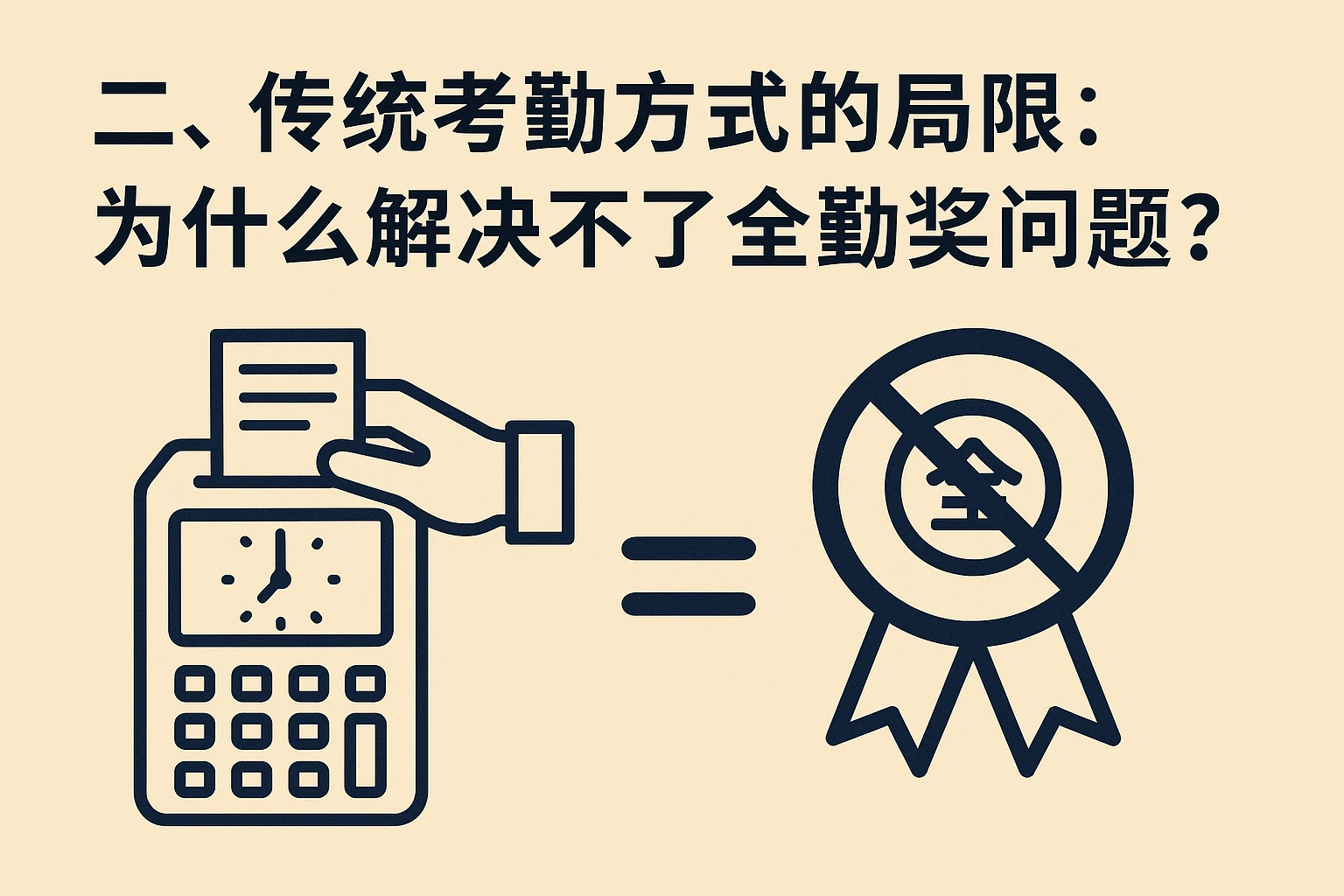 二、传统考勤方式的局限:为什么解决不了全勤奖问题?