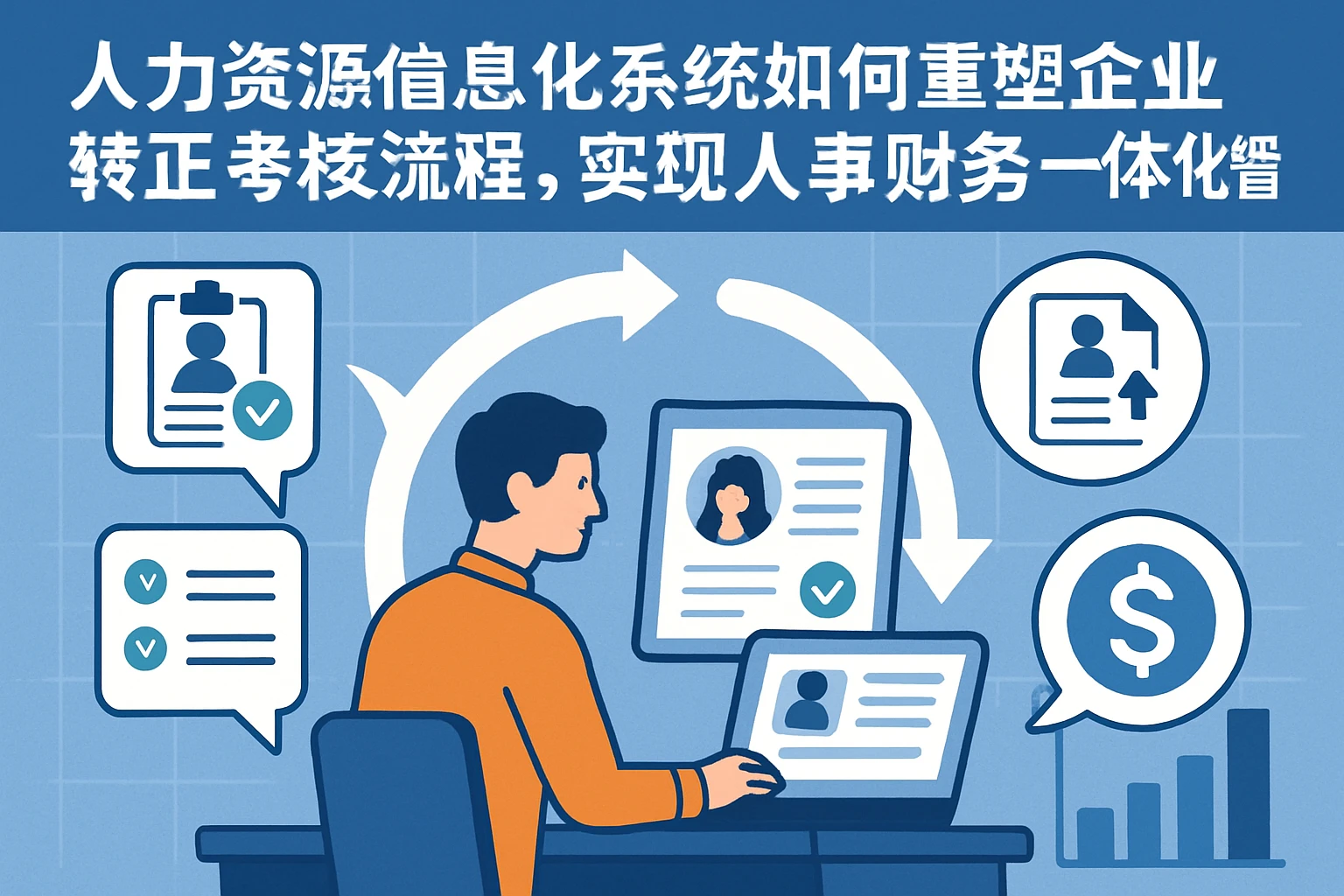 人力资源信息化系统如何重塑企业转正考核流程，实现人事财务一体化管理