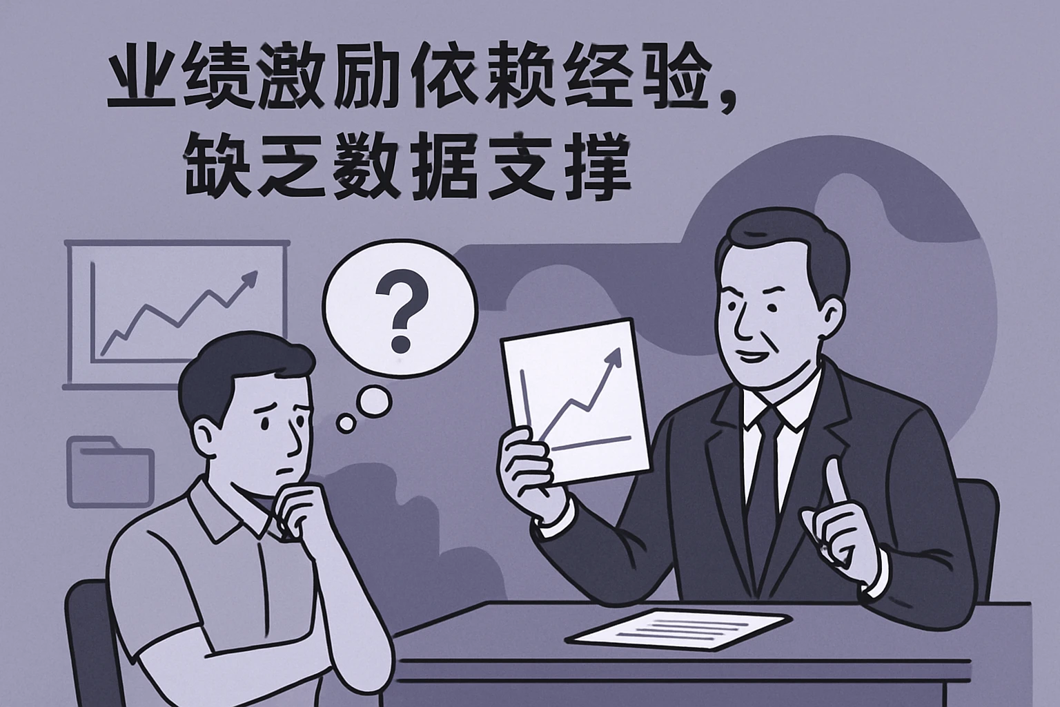 2. 业绩激励依赖经验，缺乏数据支撑