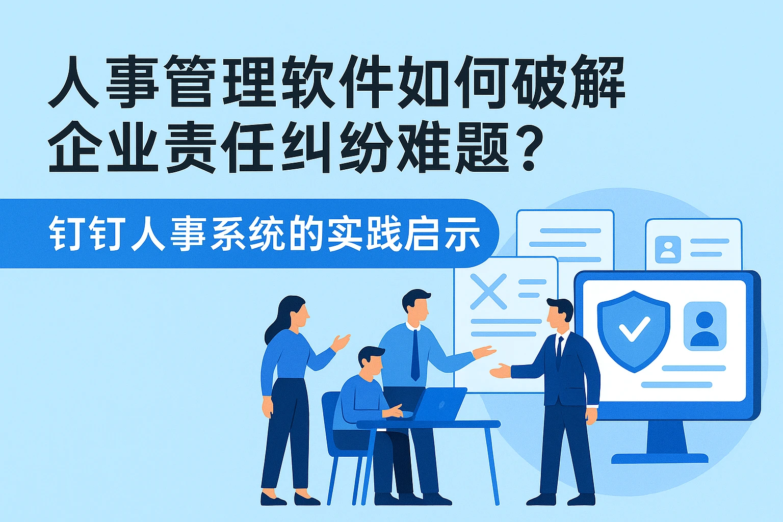 人事管理软件如何破解企业责任纠纷难题？钉钉人事系统的实践启示
