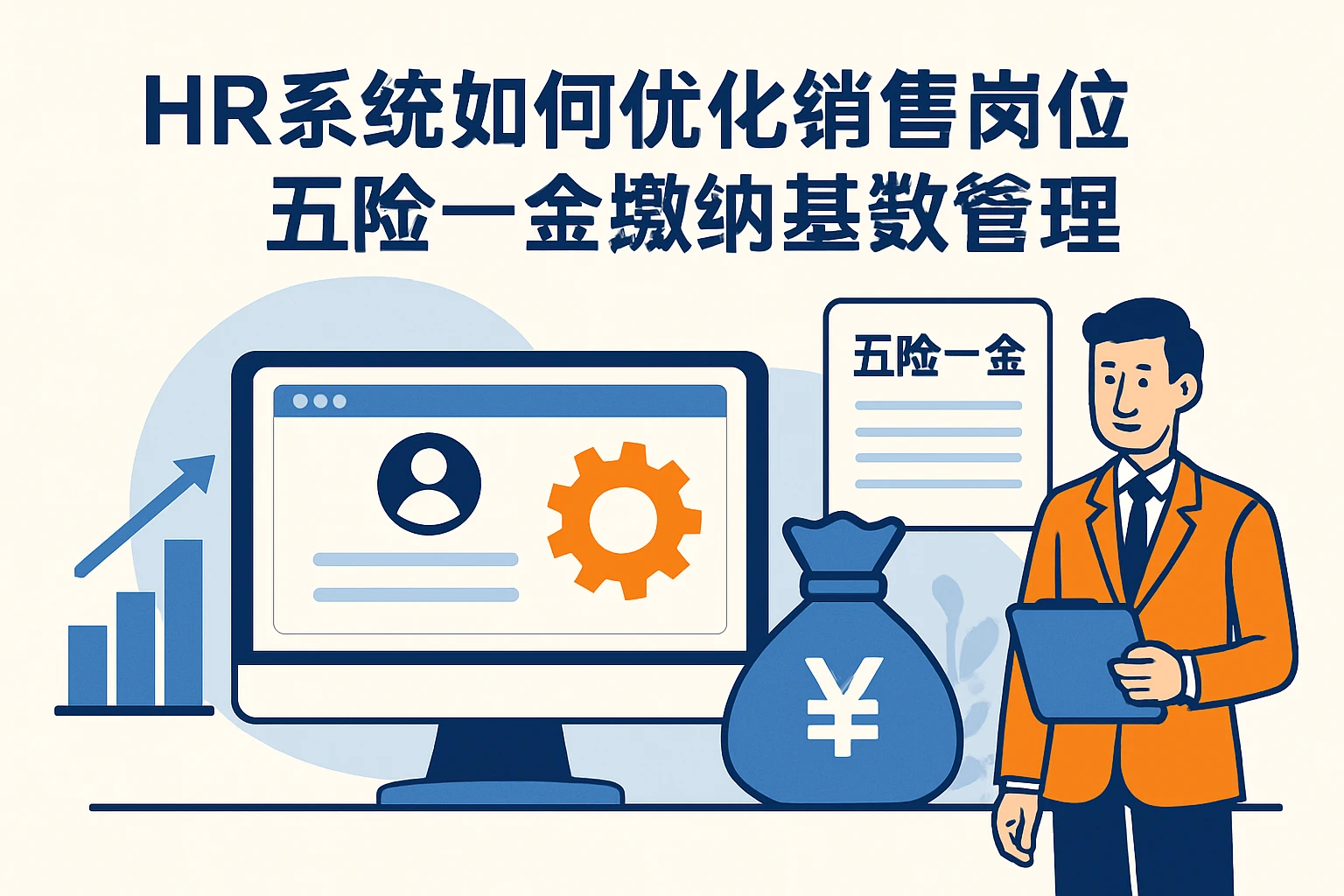 HR系统如何优化销售岗位五险一金缴纳基数管理