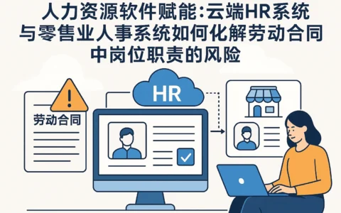 人力资源软件赋能：云端HR系统与零售业人事系统如何化解劳动合同中岗位职责的风险