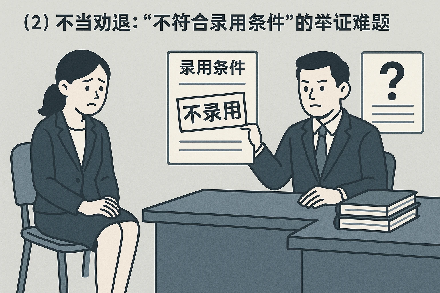 （2）不当劝退：“不符合录用条件”的举证难题