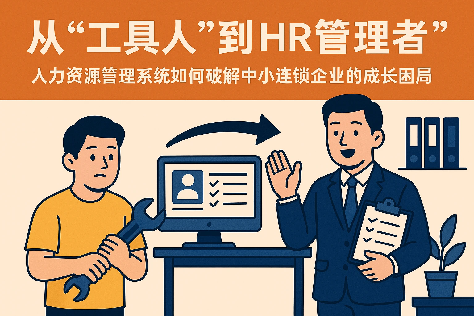 从“工具人”到“HR管理者”:人力资源管理系统如何破解中小连锁企业的成长困局